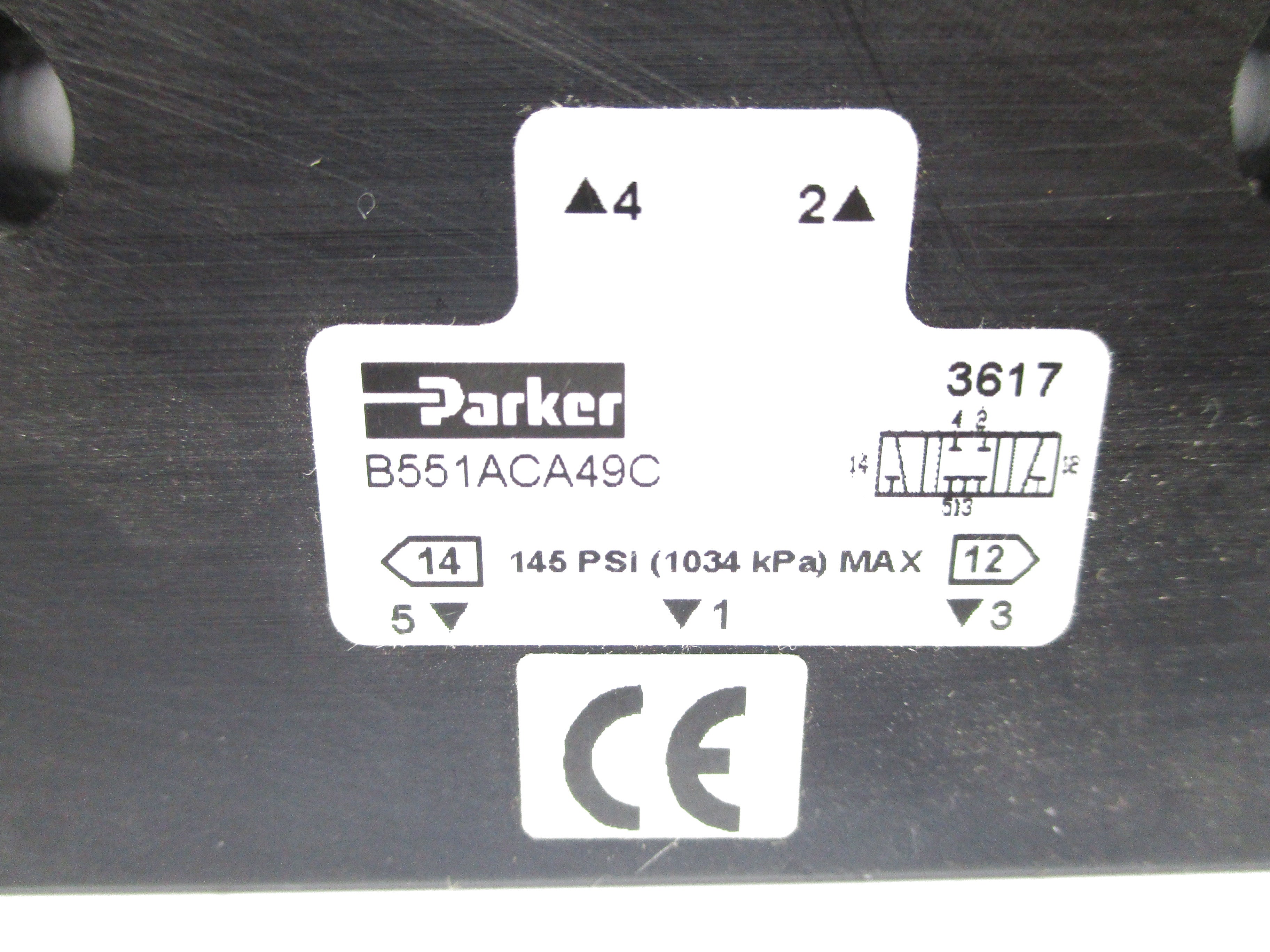 PARKER B551ACA49C 145PSI 24VDC NSNP