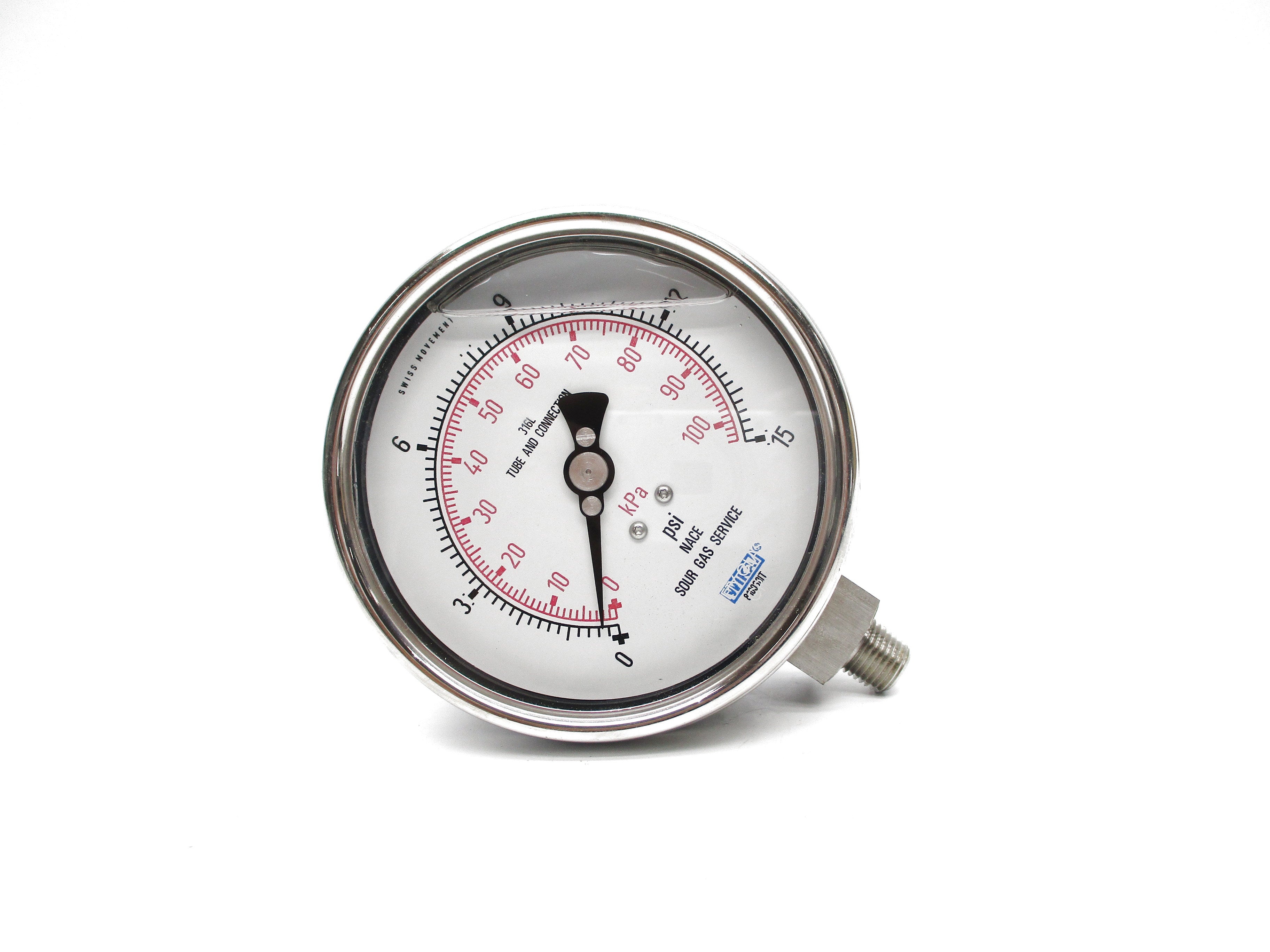 WIKA 810068IT 0-15PSI NSNP