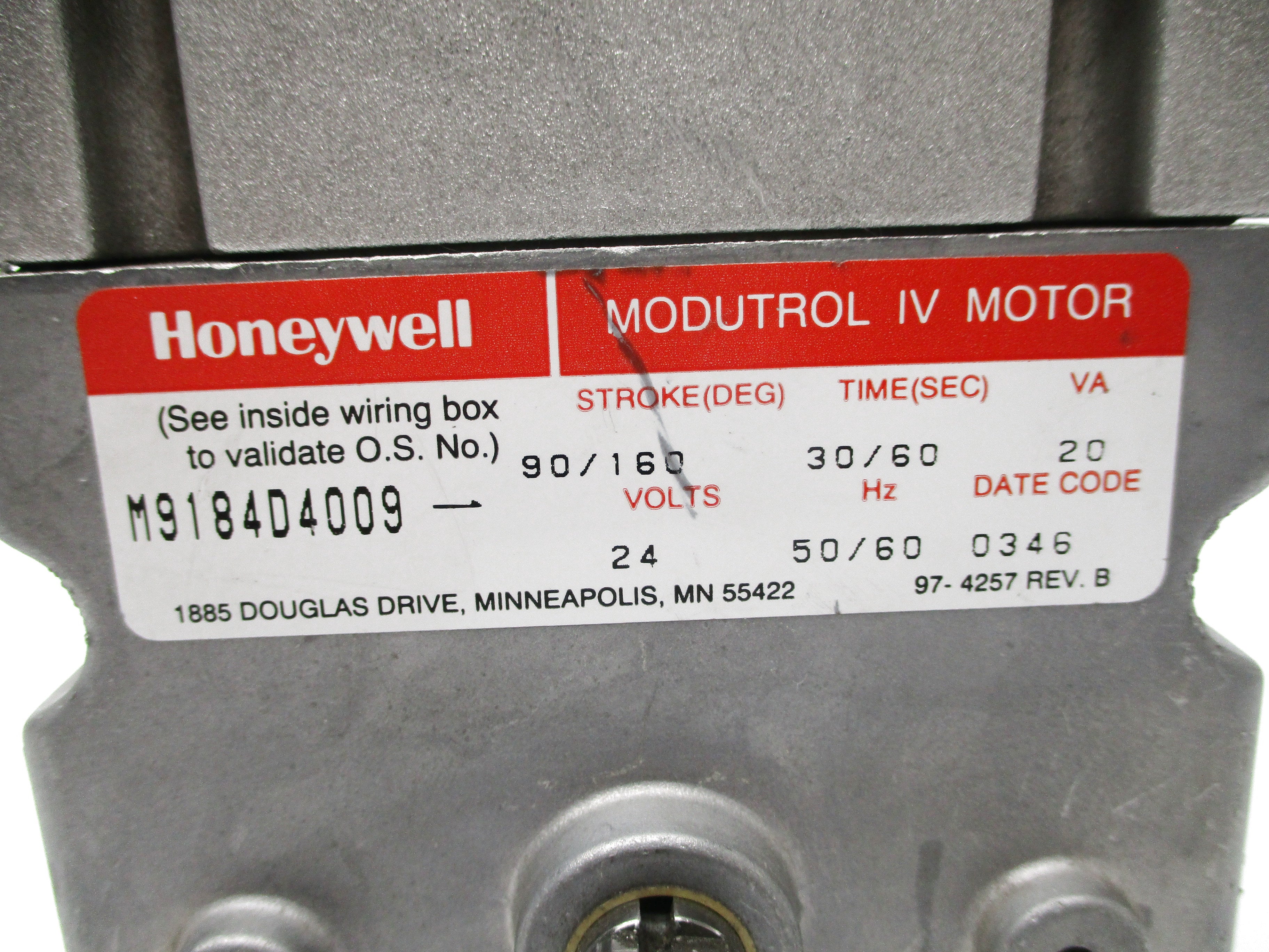 HONEYWELL M9184D4009 (AS PICTURED) NSNP