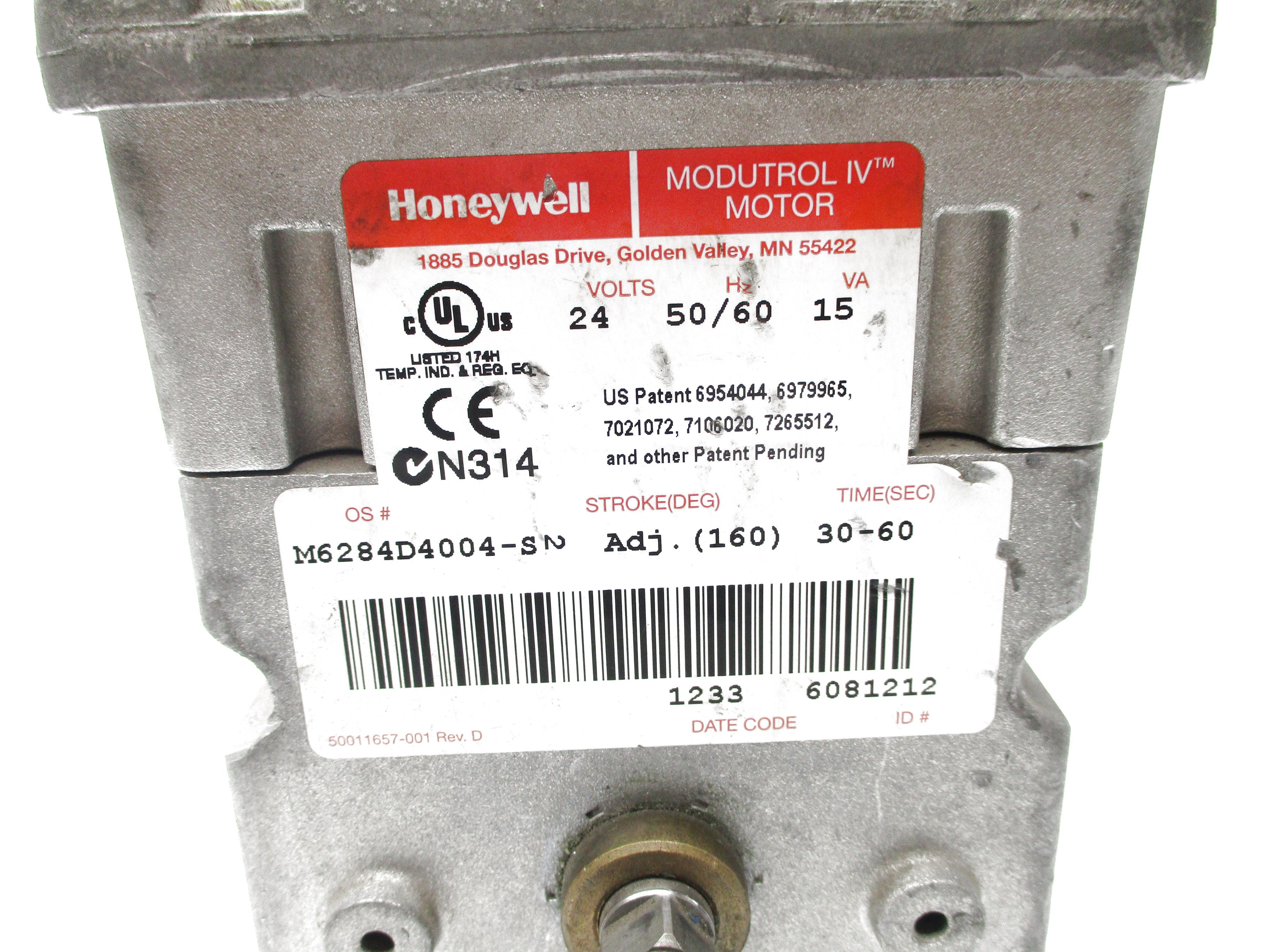 HONEYWELL M6284D4004-S UNMP