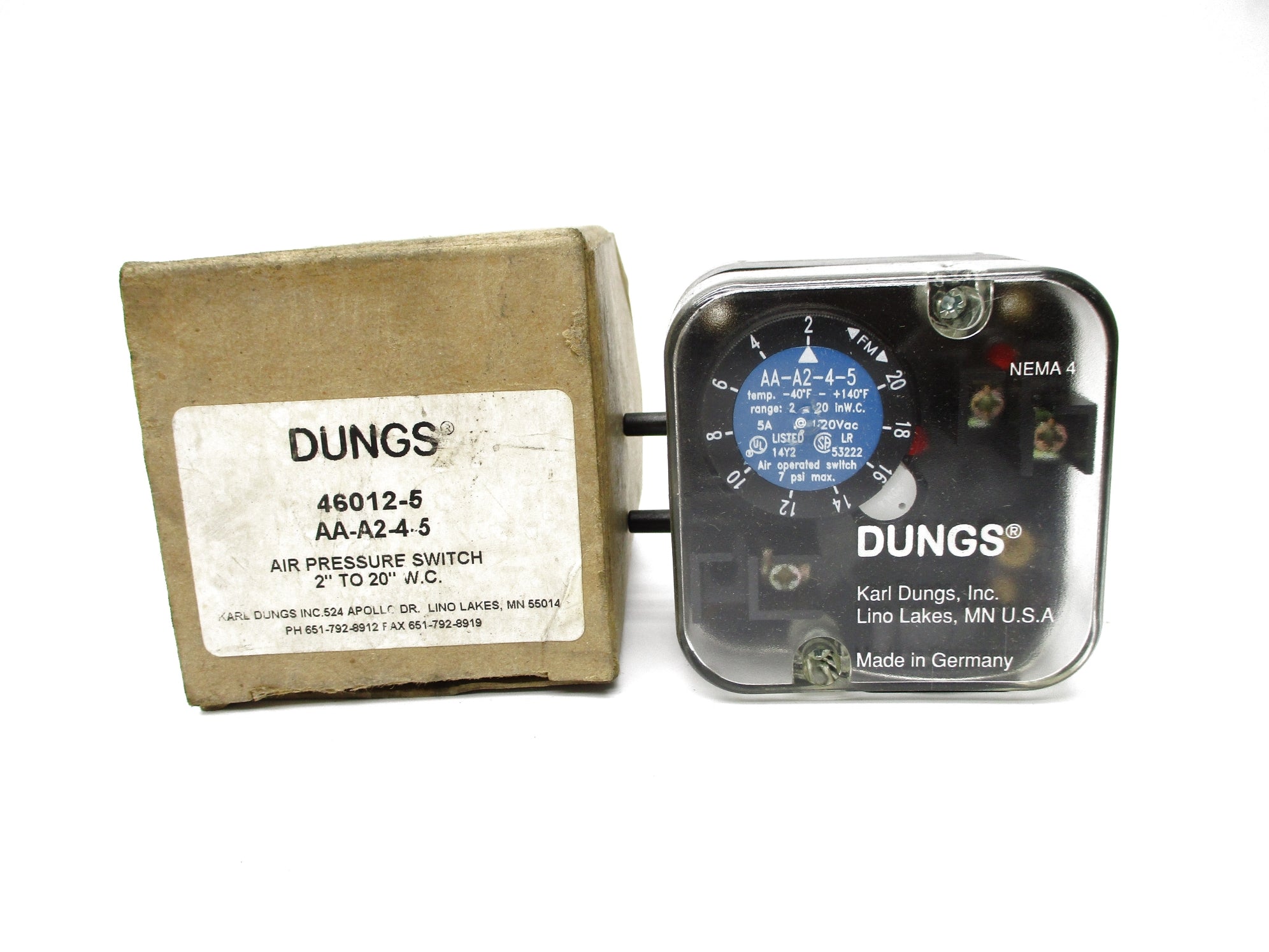 DUNGS AA-A2-4-5 NSMP