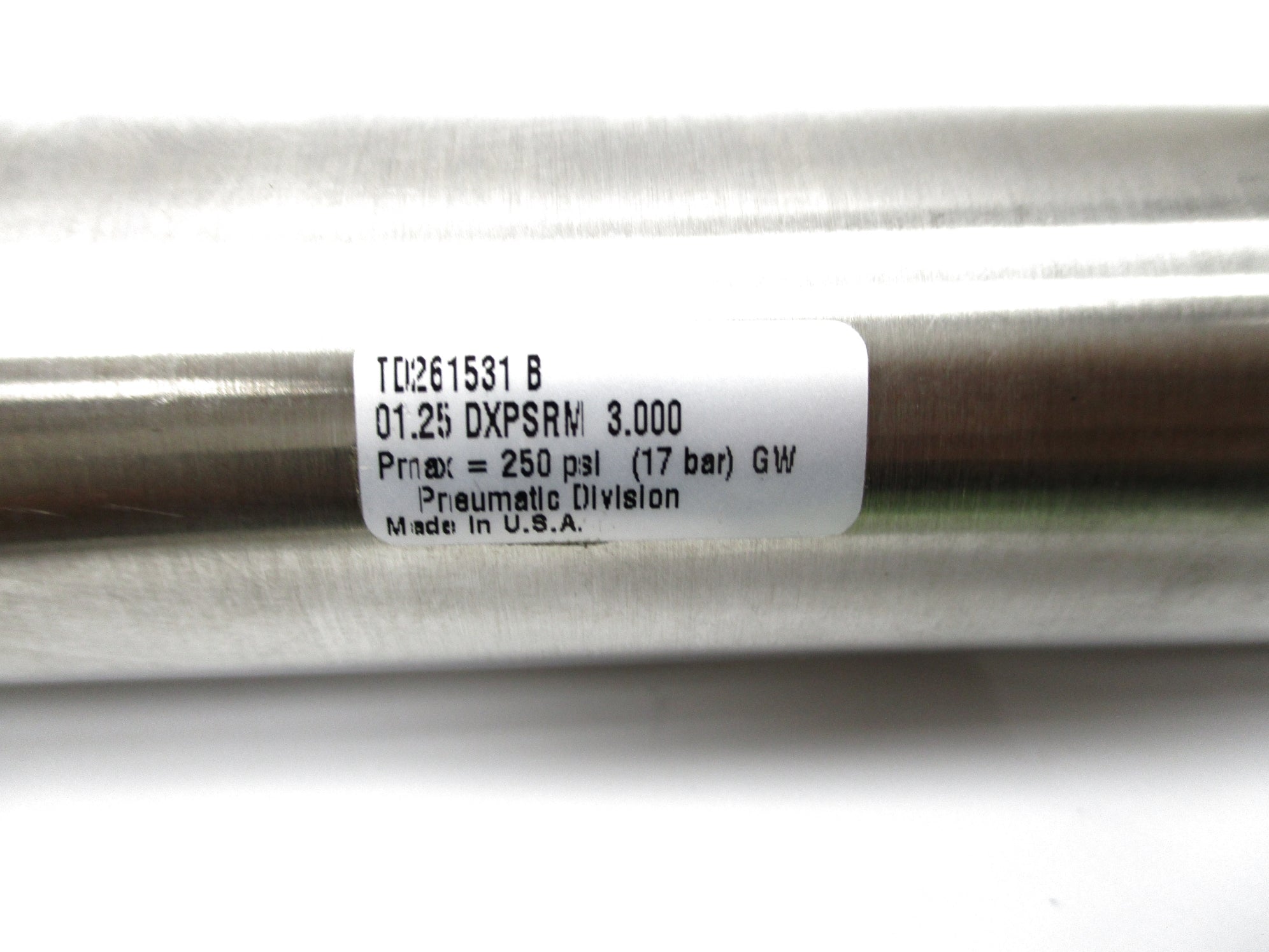 PARKER 01.25DXPSRM3.000 250PSI NSNP