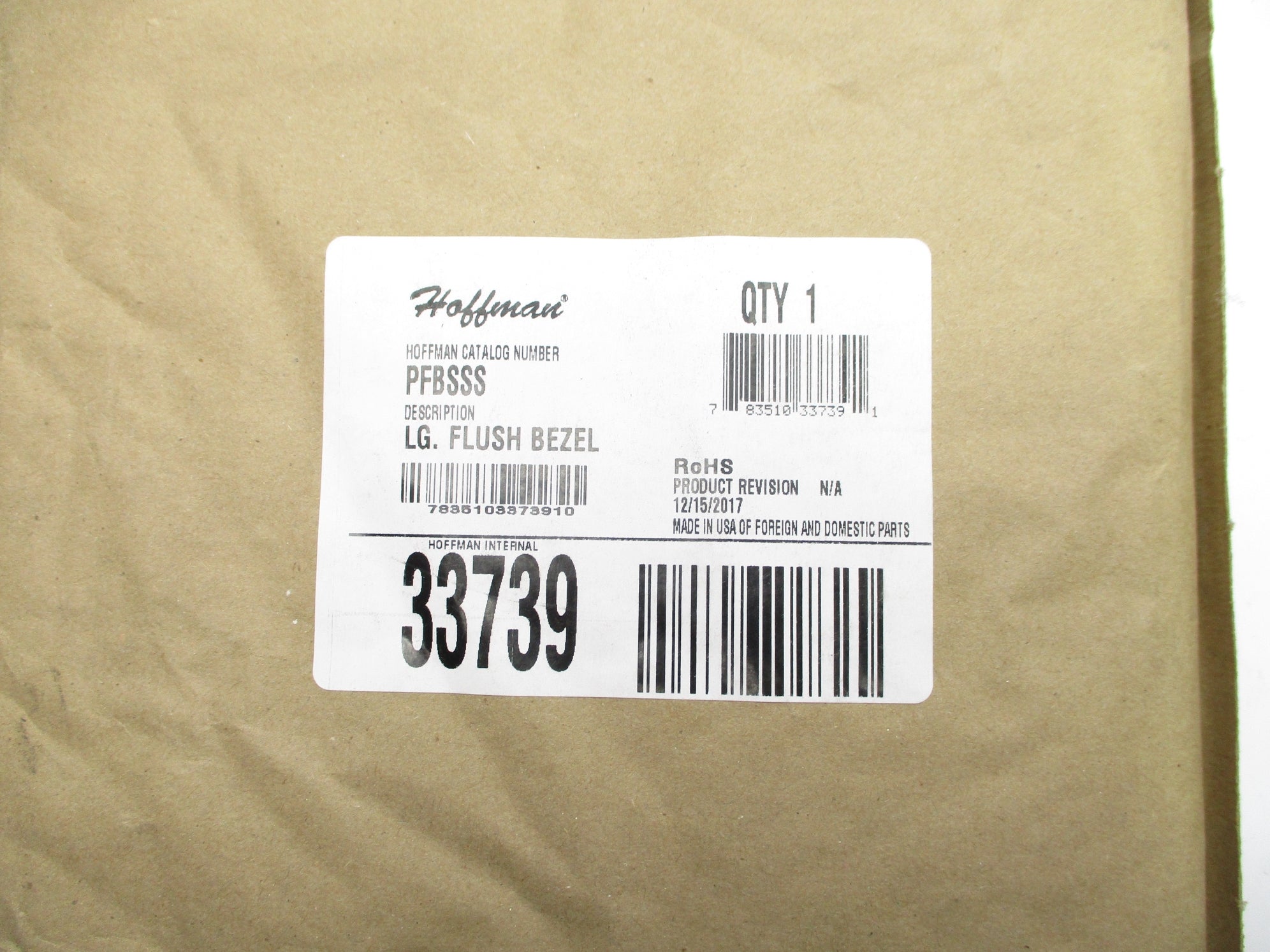 HOFFMAN PFBSSS NSFS