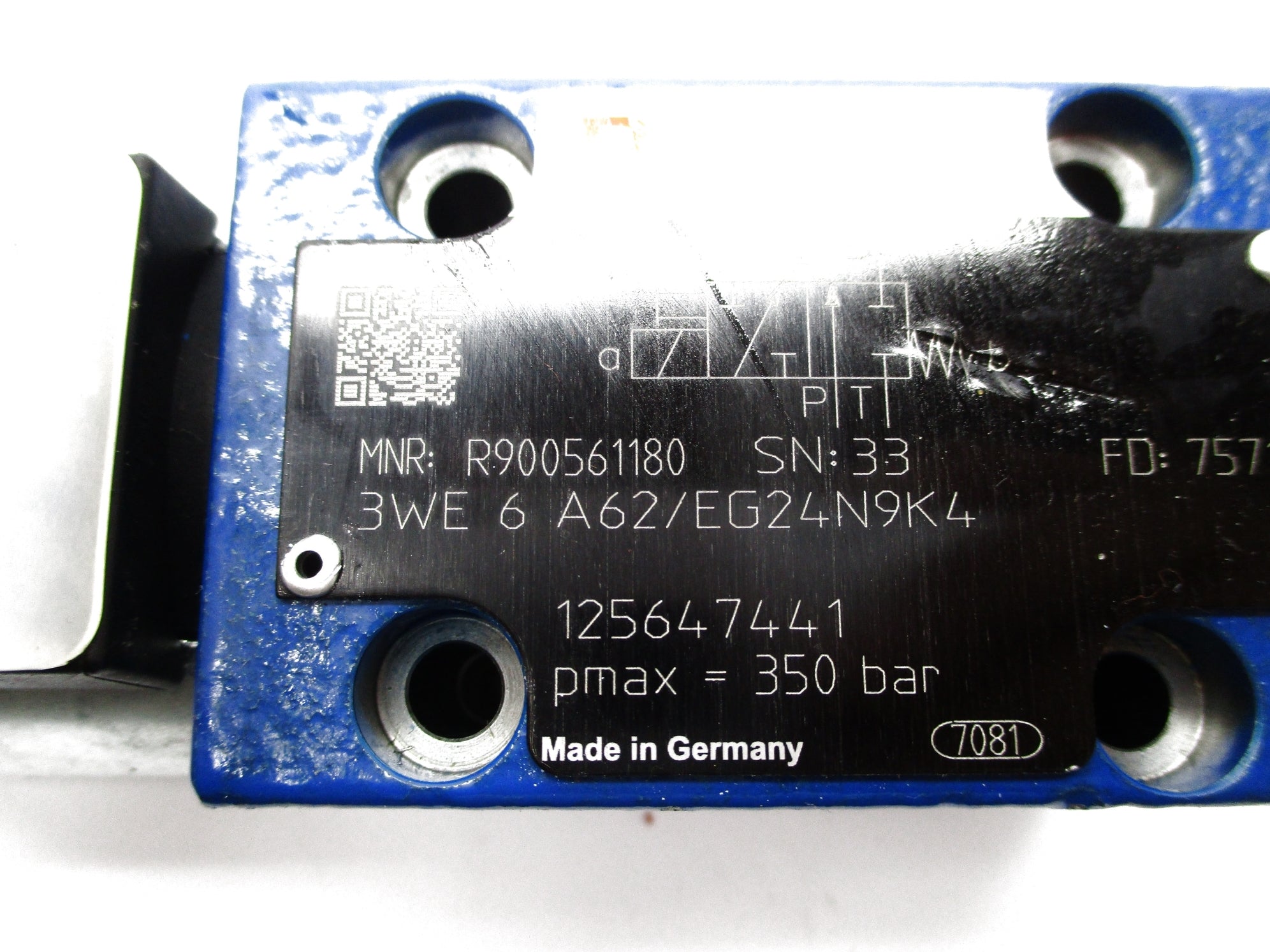 REXROTH 3WE6A62/EG24N9K4 R900561180 24VDC 1.25A NSNP