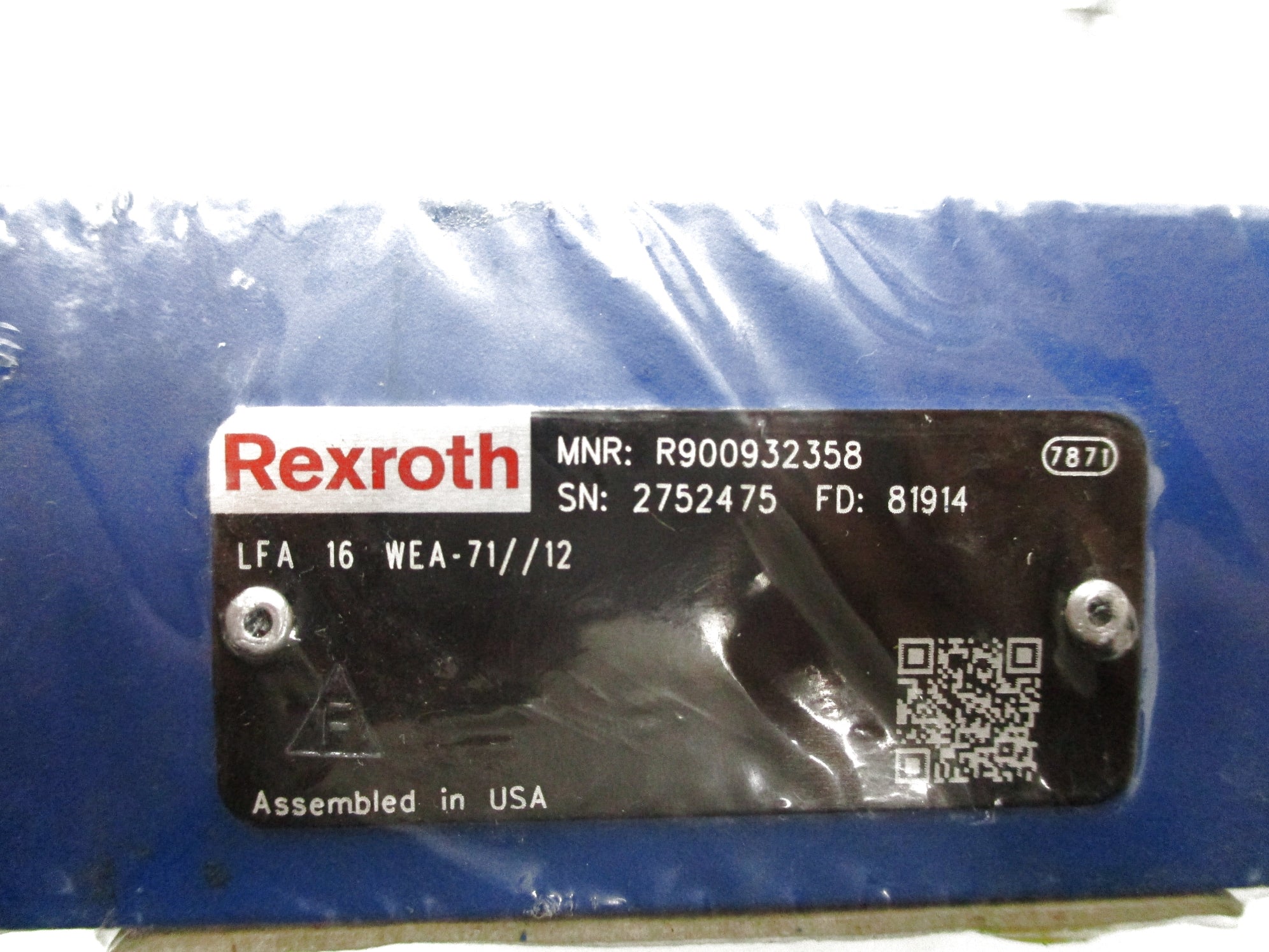 REXROTH R900932358 LFA16WEA-71//12 NSNP
