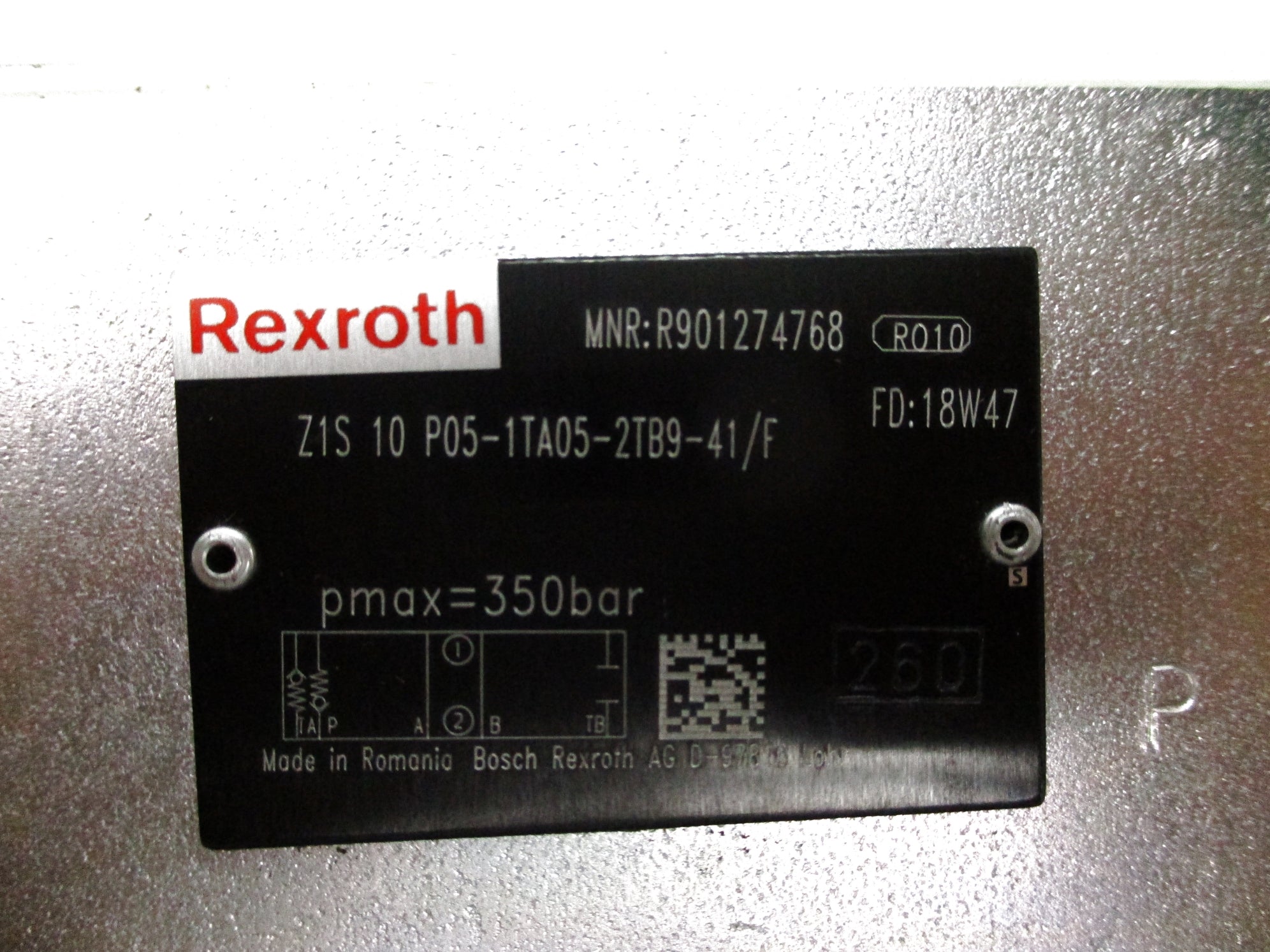 REXROTH Z1S10P05-1TA05-2TB9-41/F R901274768 NSNP