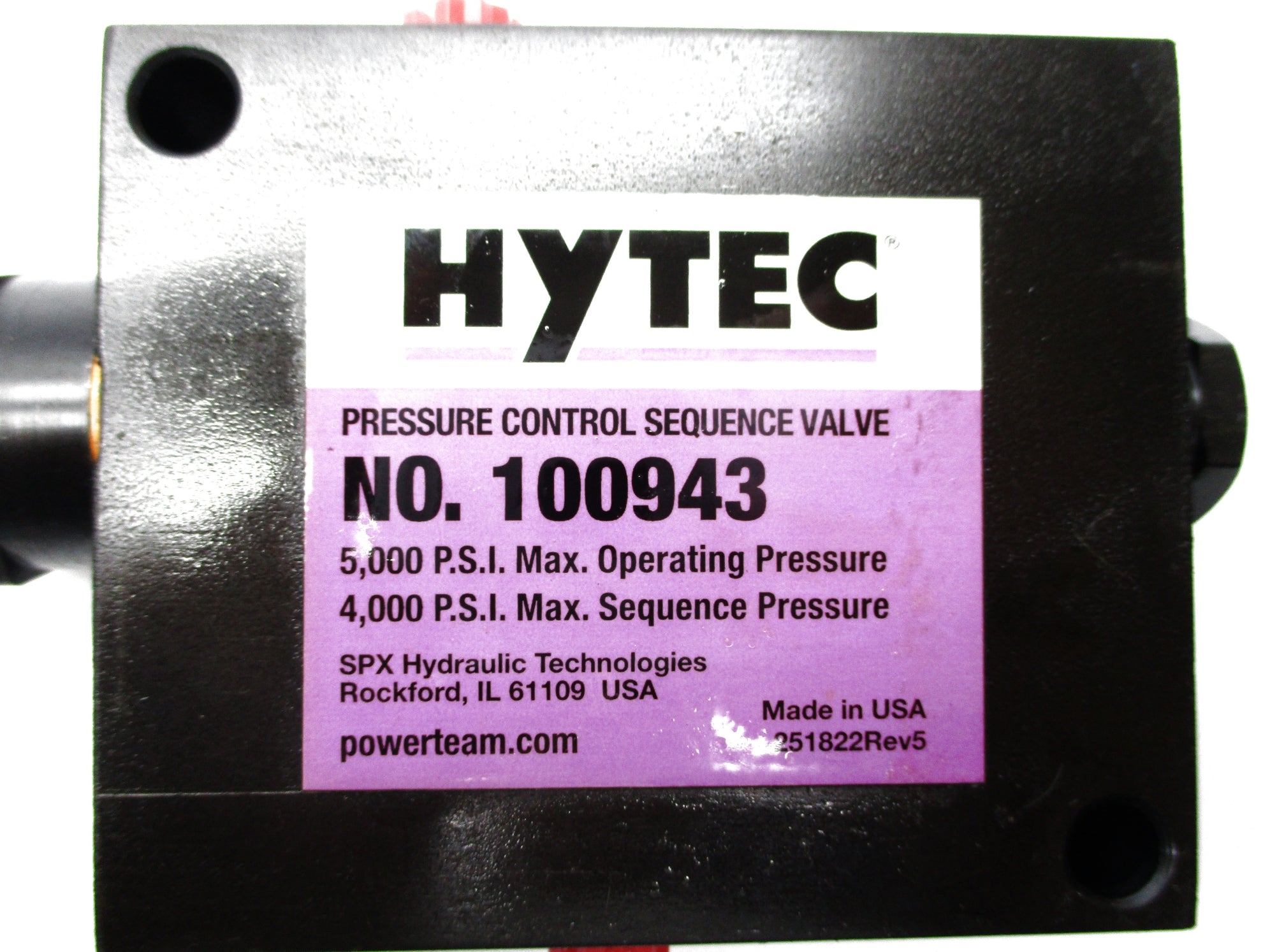 HYTEC 100943 5000PSI NSNP