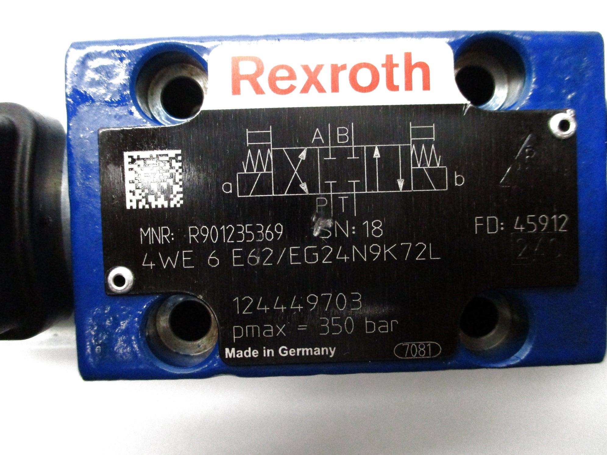 REXROTH R901235369 4WE6E62/EG24N9K72L NSNP