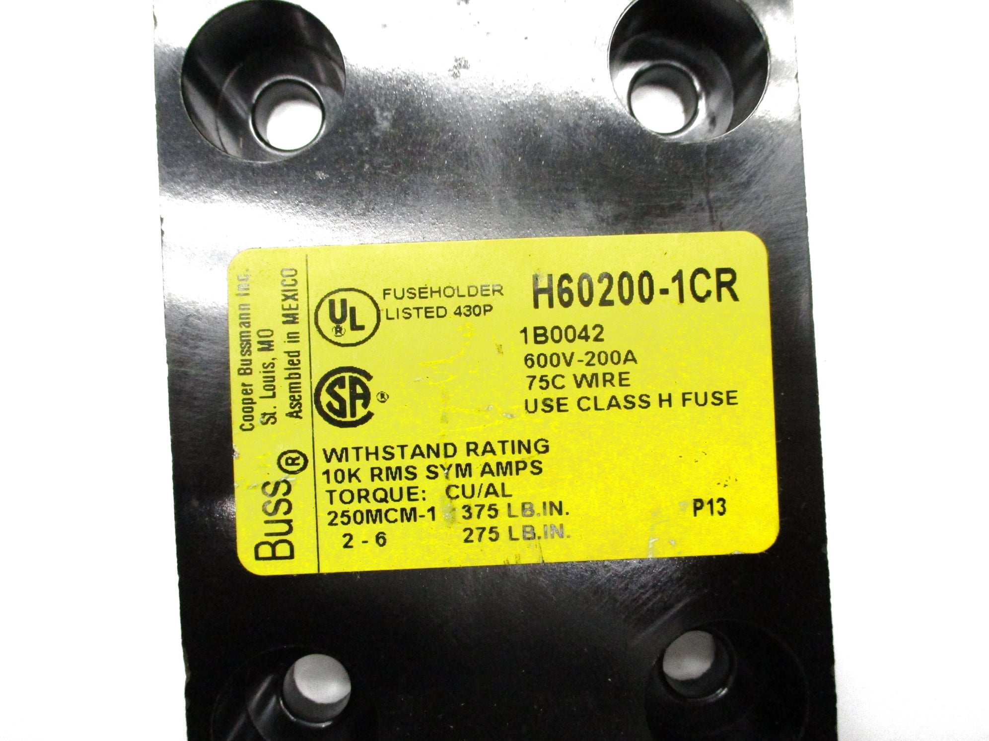 BUSSMANN H60200-1CR NSNP