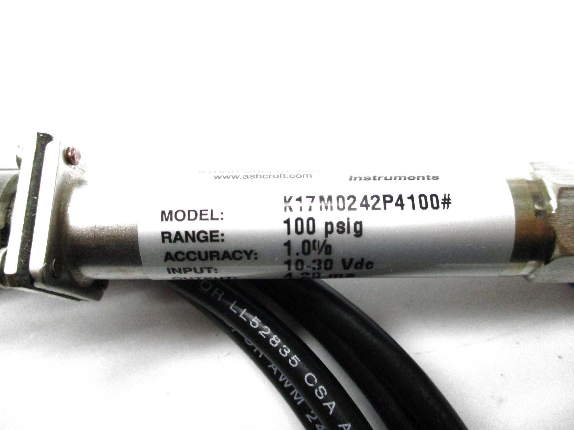 ASHCROFT K17M0242P4100# 100PSIG NSNP