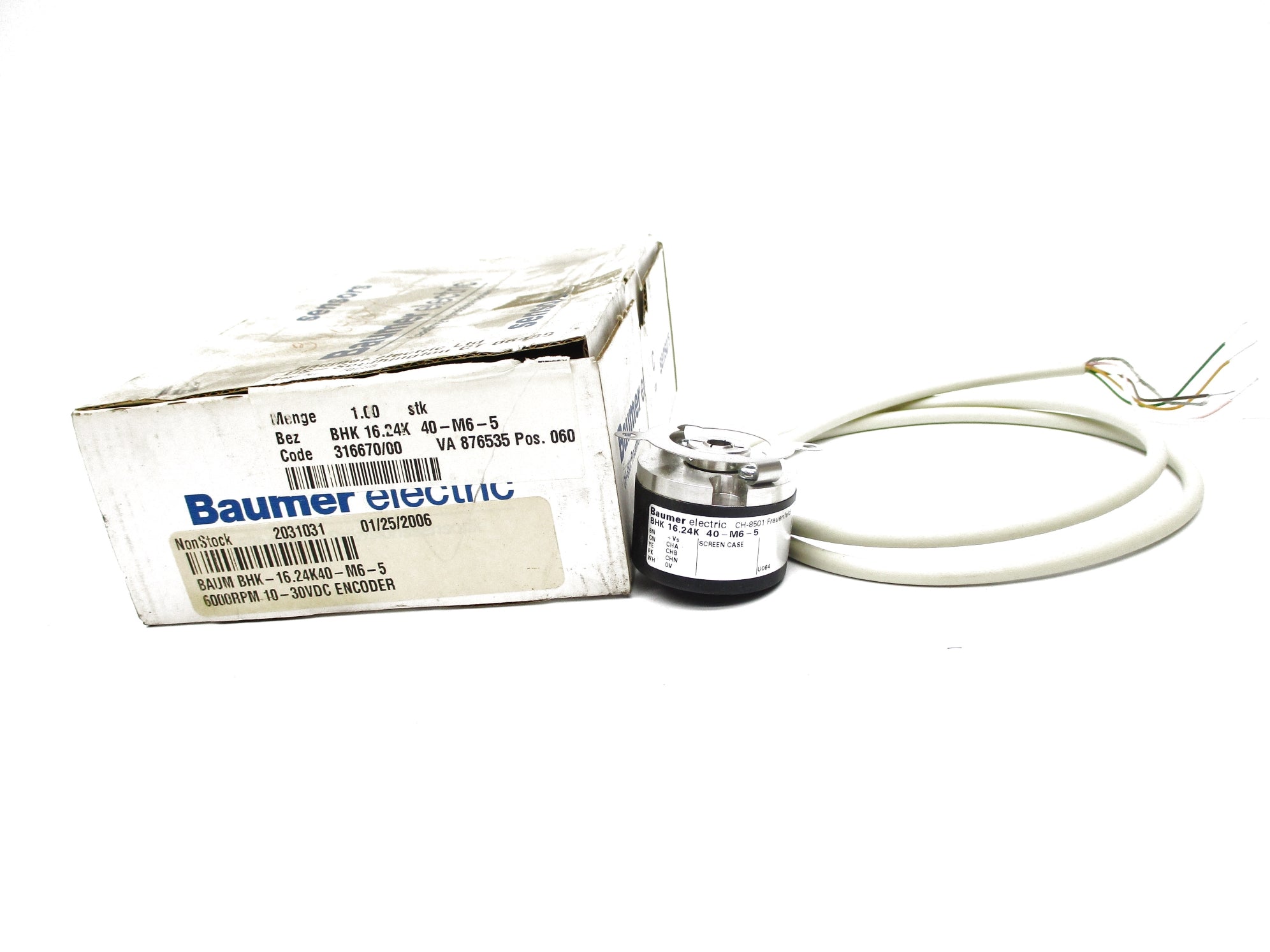 BAUMER ELECTRIC BHK-16.24K40-M6-5 NSMP