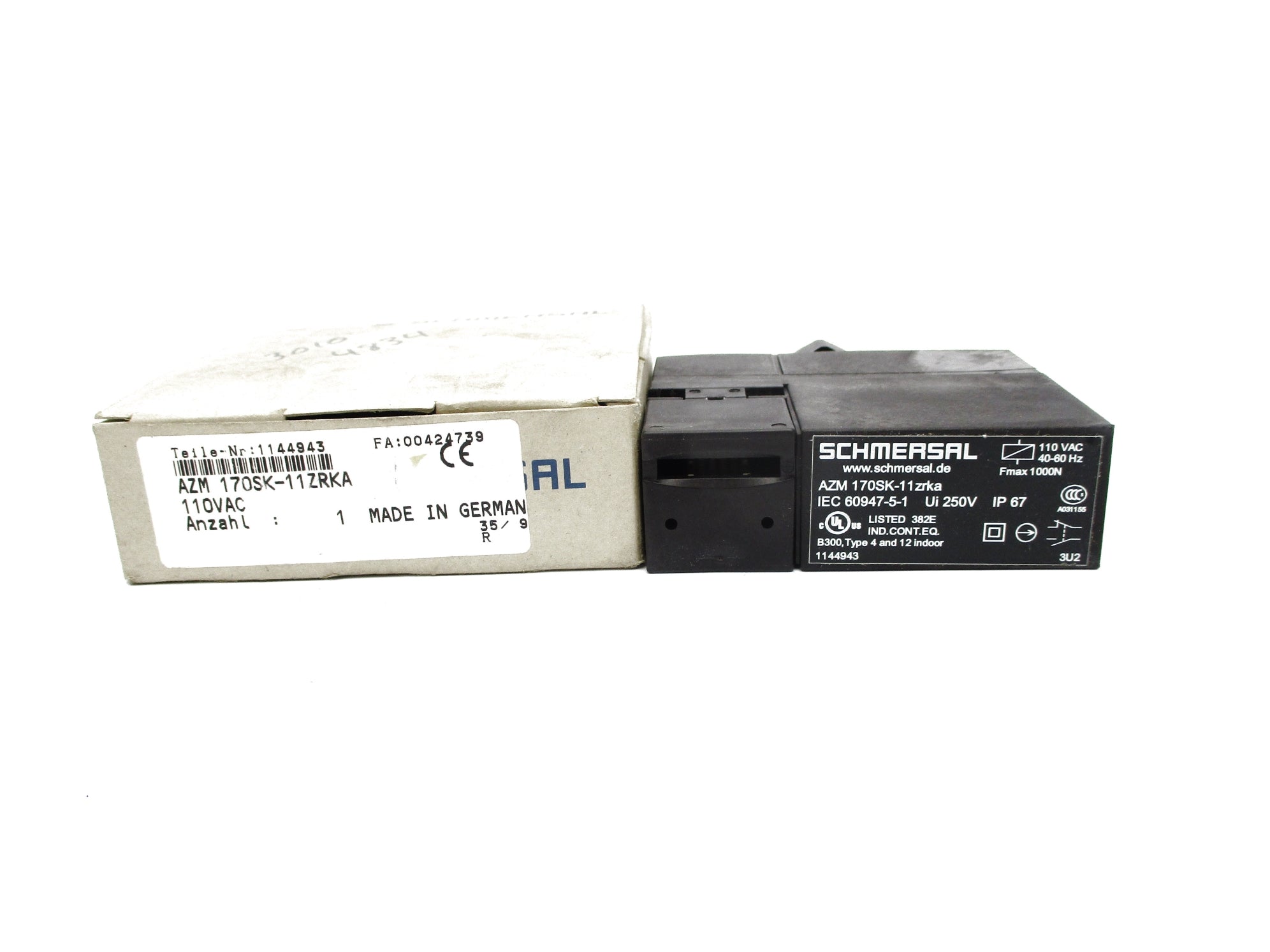 SCHMERSAL AZM170SK-11ZRKA 110VAC NSMP