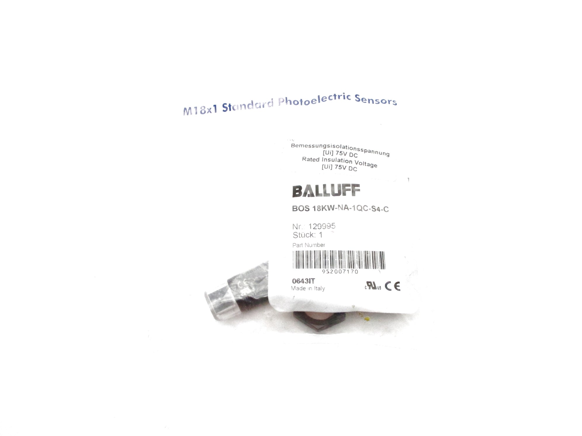BALLUFF BOS18KW-NA-1QC-S4-C NSMP