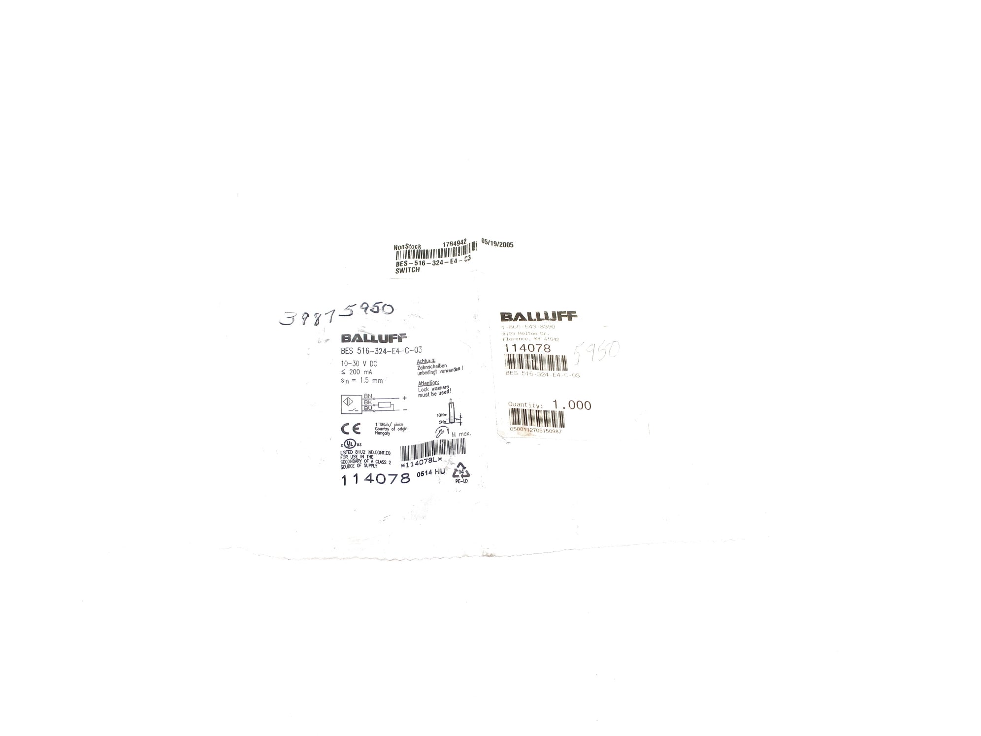 BALLUFF BES516-324-E4-C-03 NSMP
