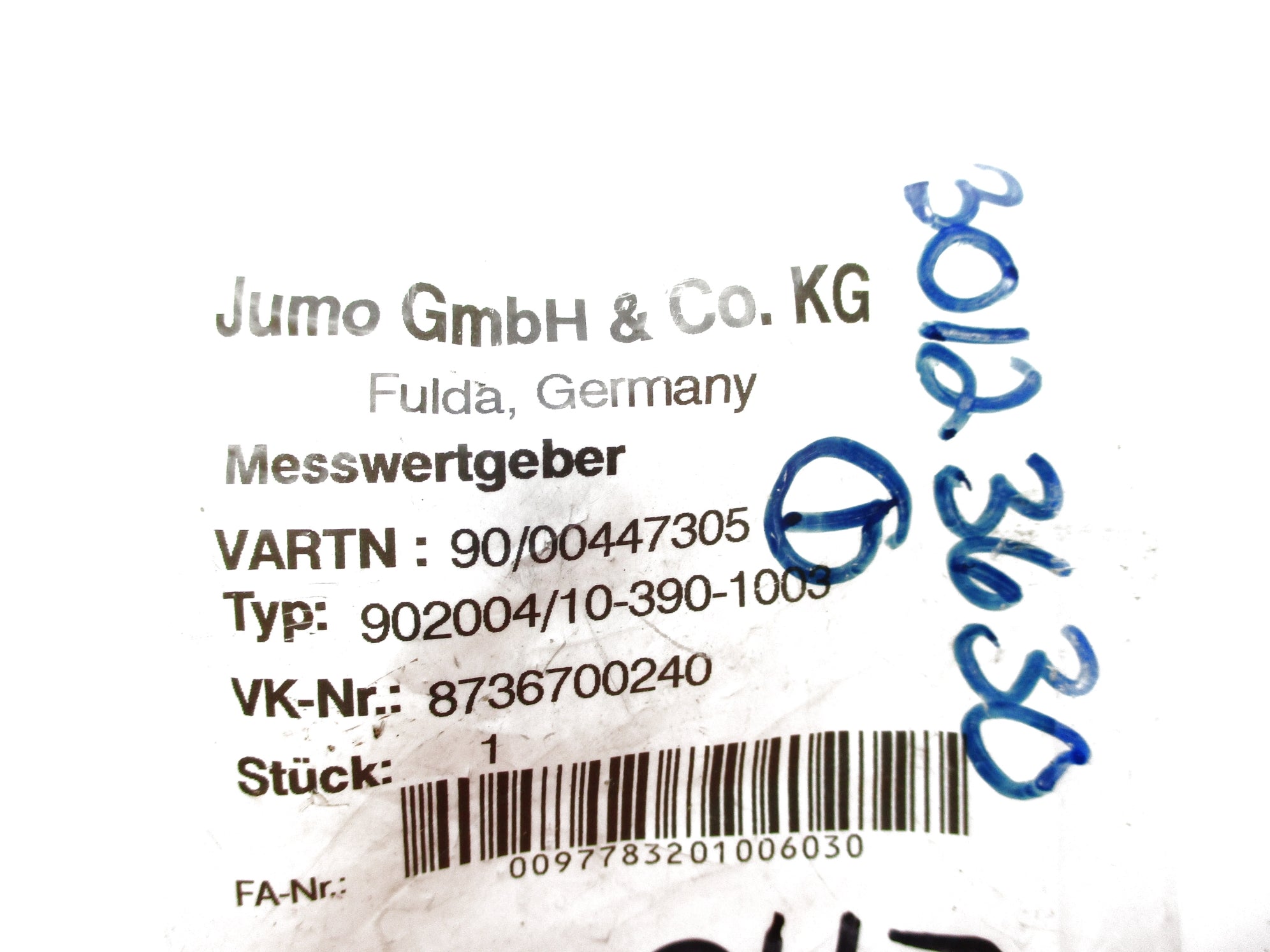 JUMO 902004/10-390-1003 NSMP