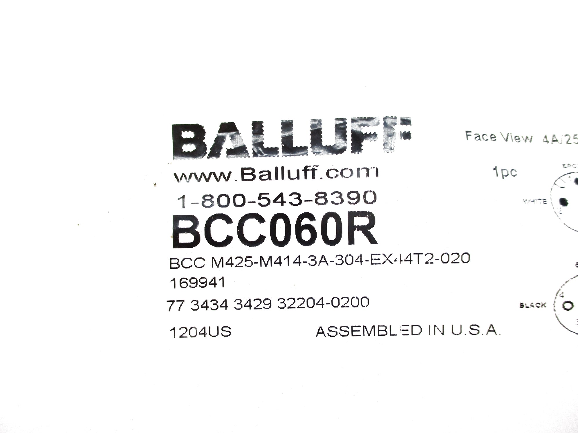 BALLUFF BCCM425-M414-3A-304-EX44T2-020 NSMP