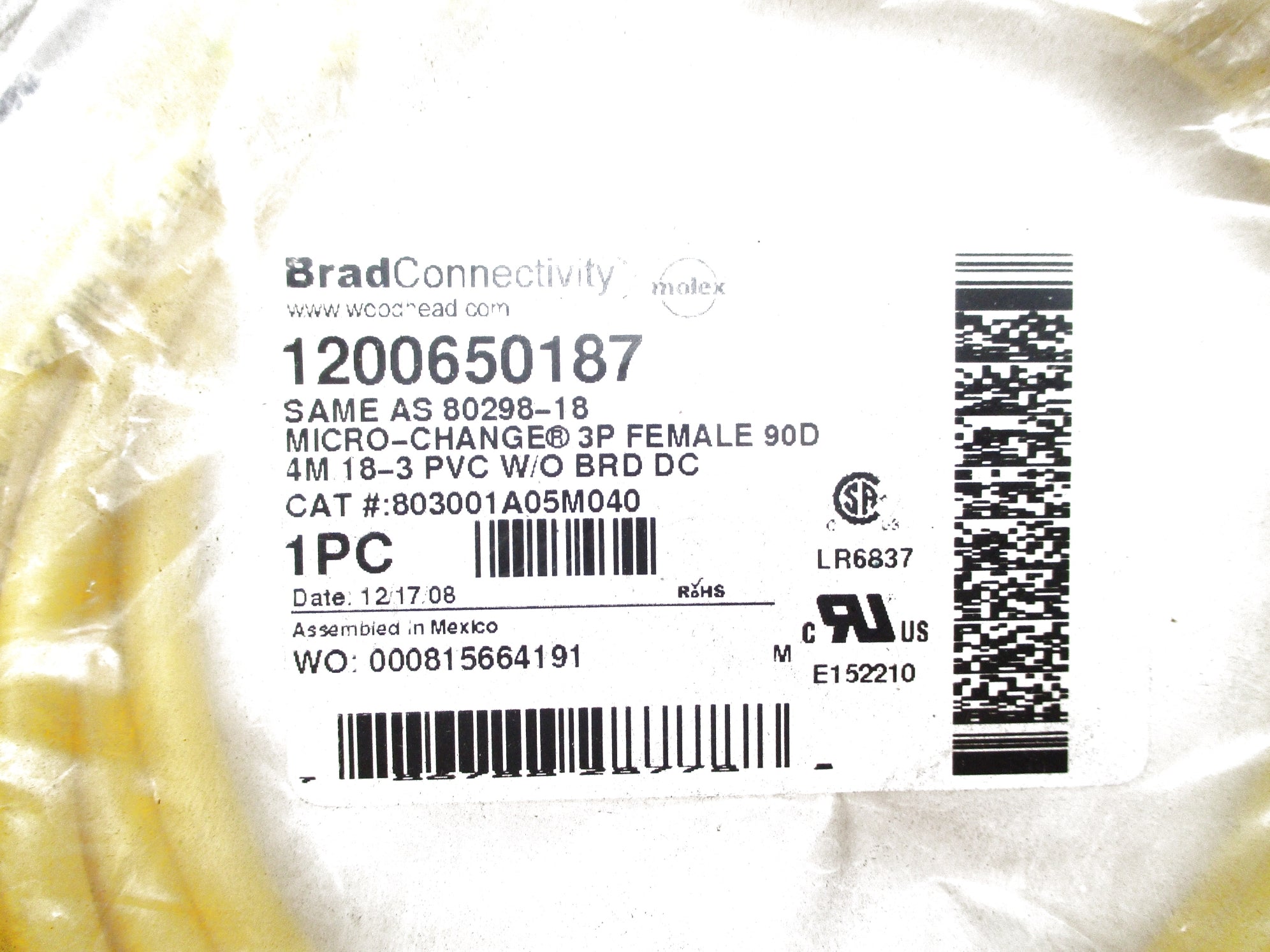 DANIEL WOODHEAD 803001A05M040 NSMP