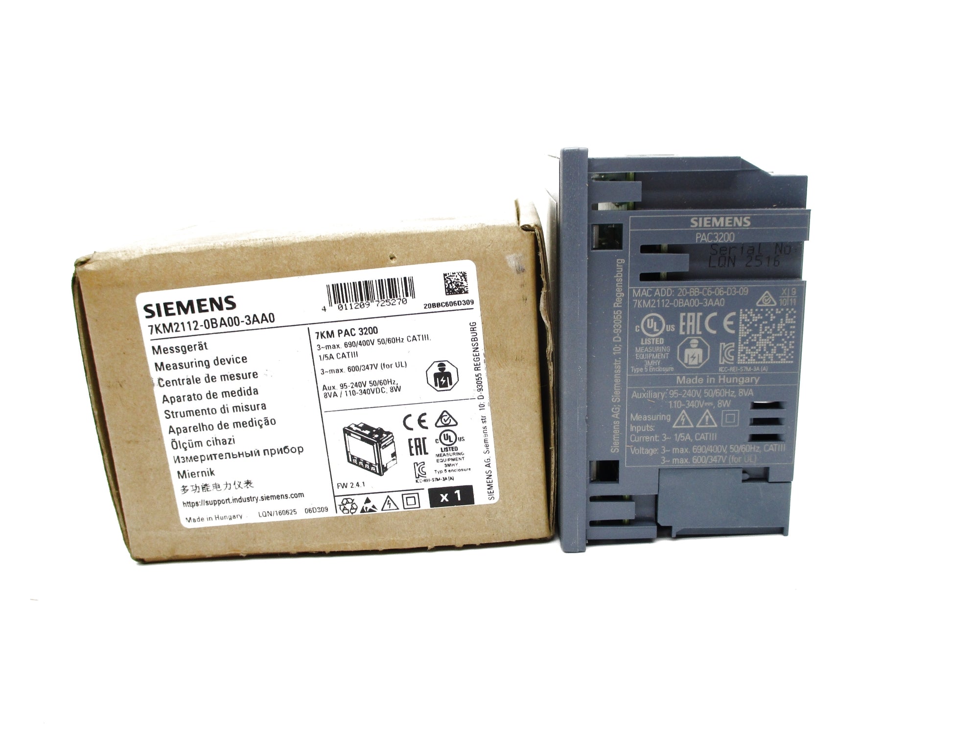 SIEMENS 7KM2112-0BA00-3AA0 NSMP