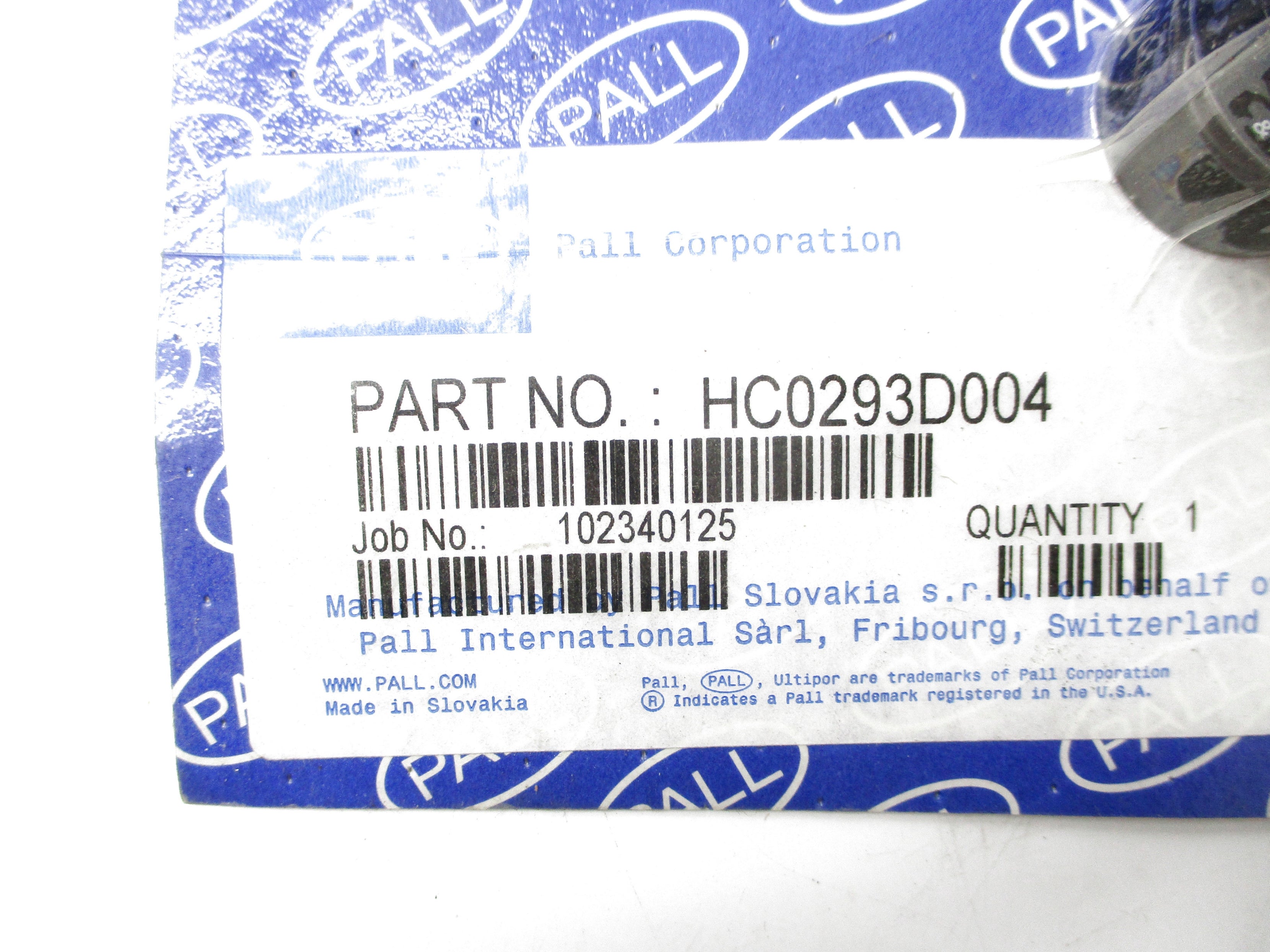 PALL HC0293D004 NSMP