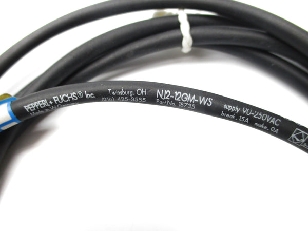 PEPPERL+FUCHS NJ2-12GM-WS NSNP