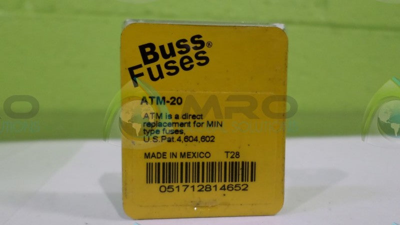 COOPER BUSSMANN ATM-20 FUSE NSNP
