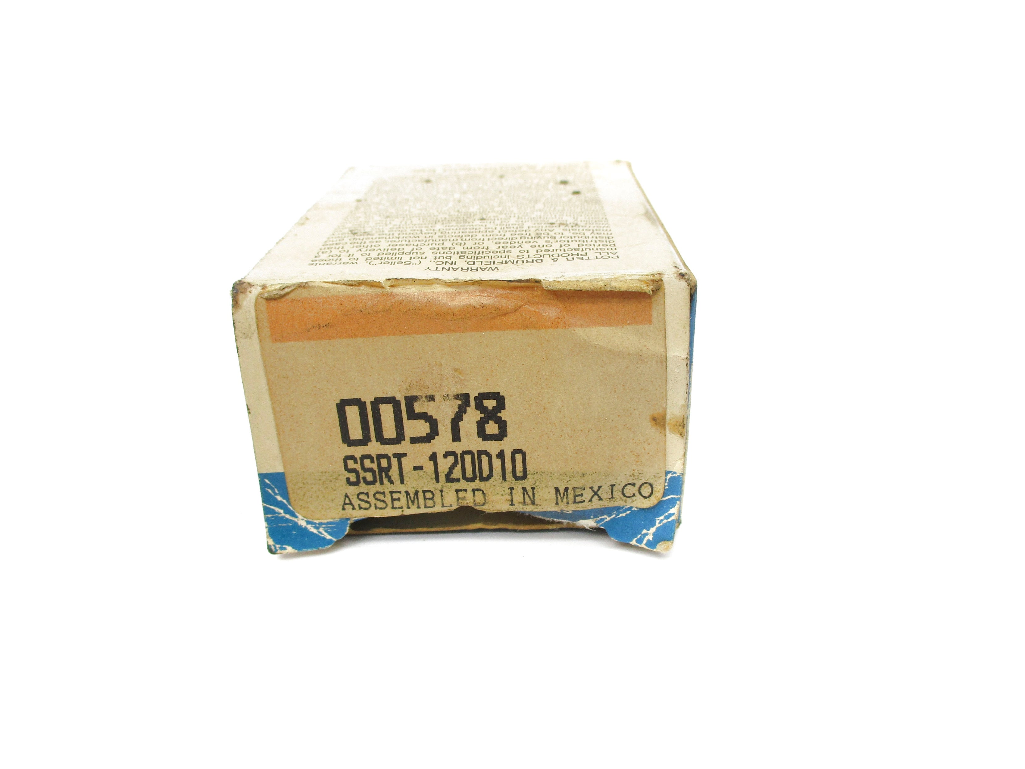POTTER & BRUMFIELD SSRT-120D10 120VAC NSMP