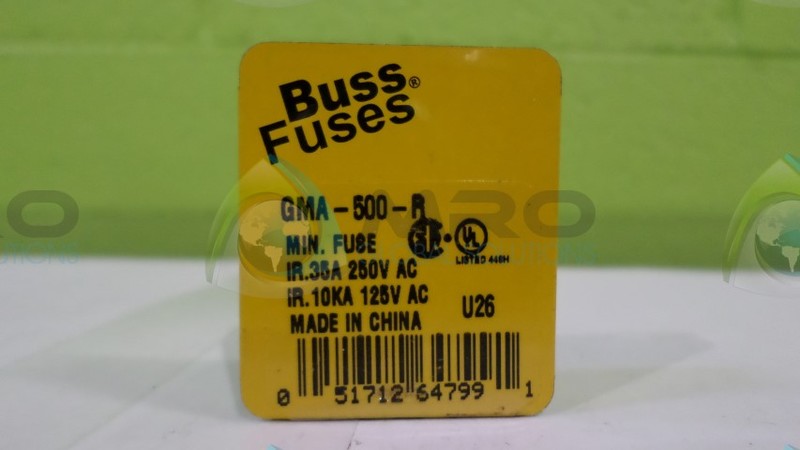 COOPER BUSSMANN GMA-500-R FUSE NSNP