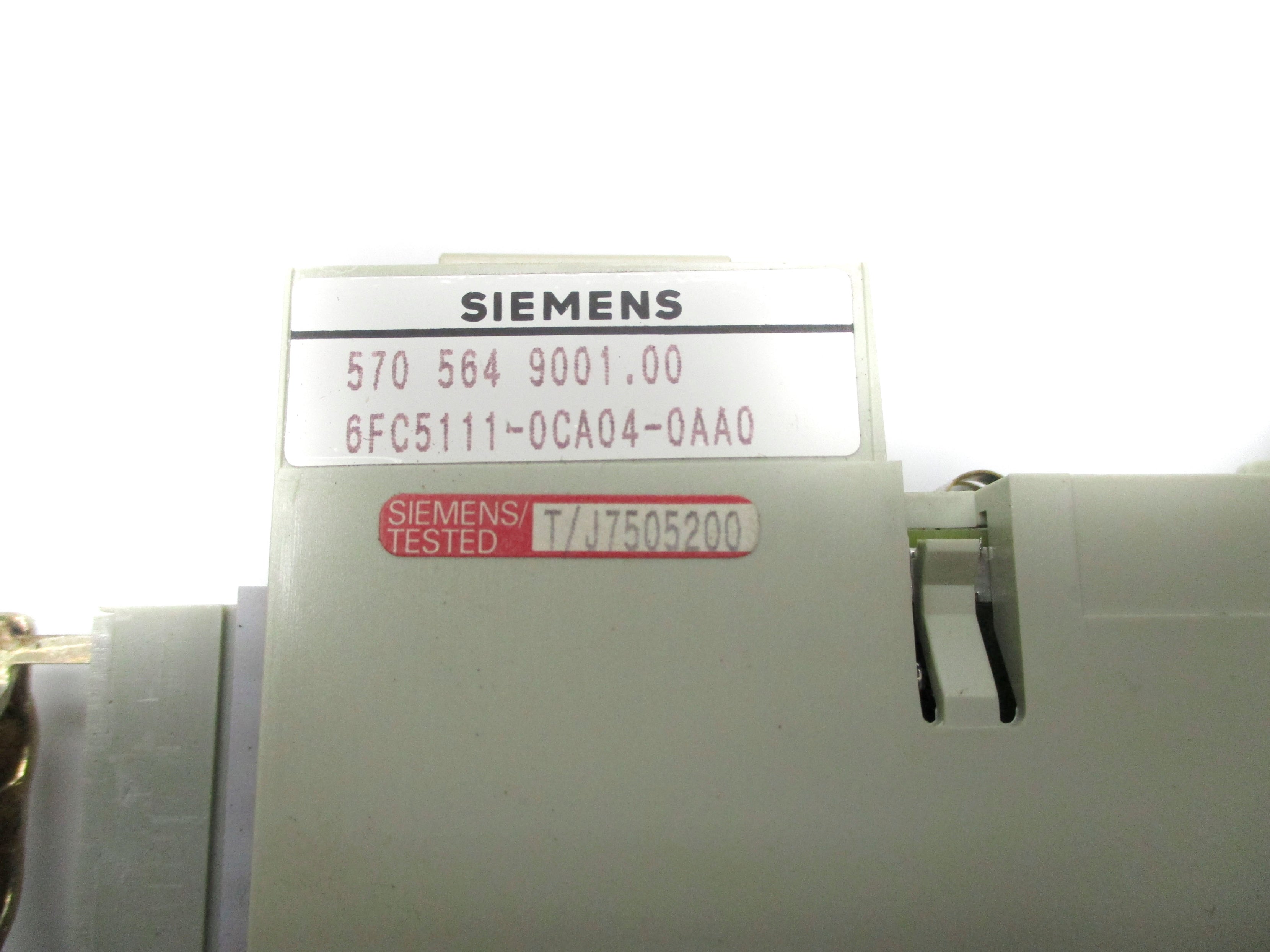 SIEMENS 6FC5111-0CA04-0AA0 NSNP