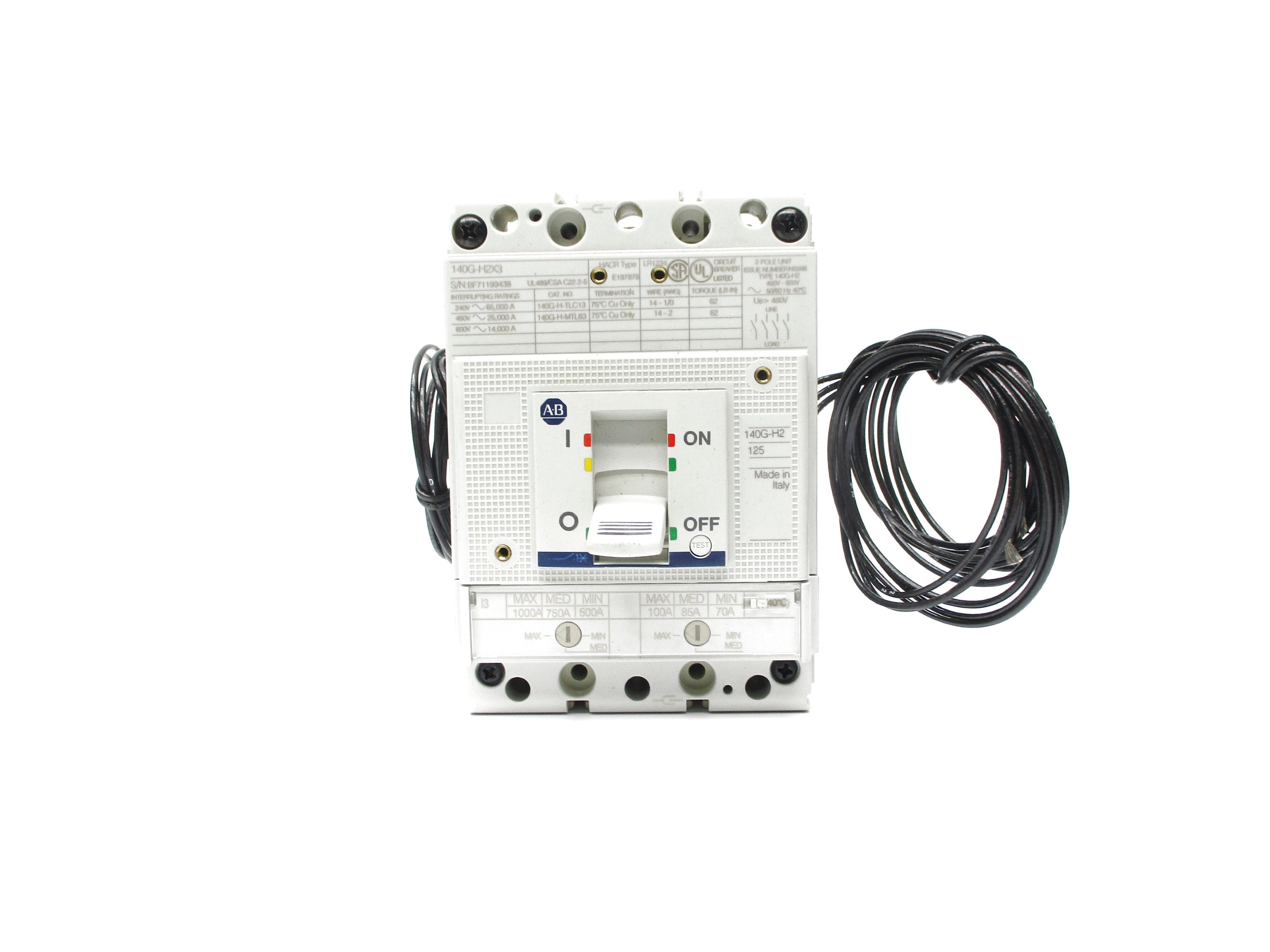 ALLEN BRADLEY 140G-H2F3-D10-UD-KA SER. A 100A NSNP