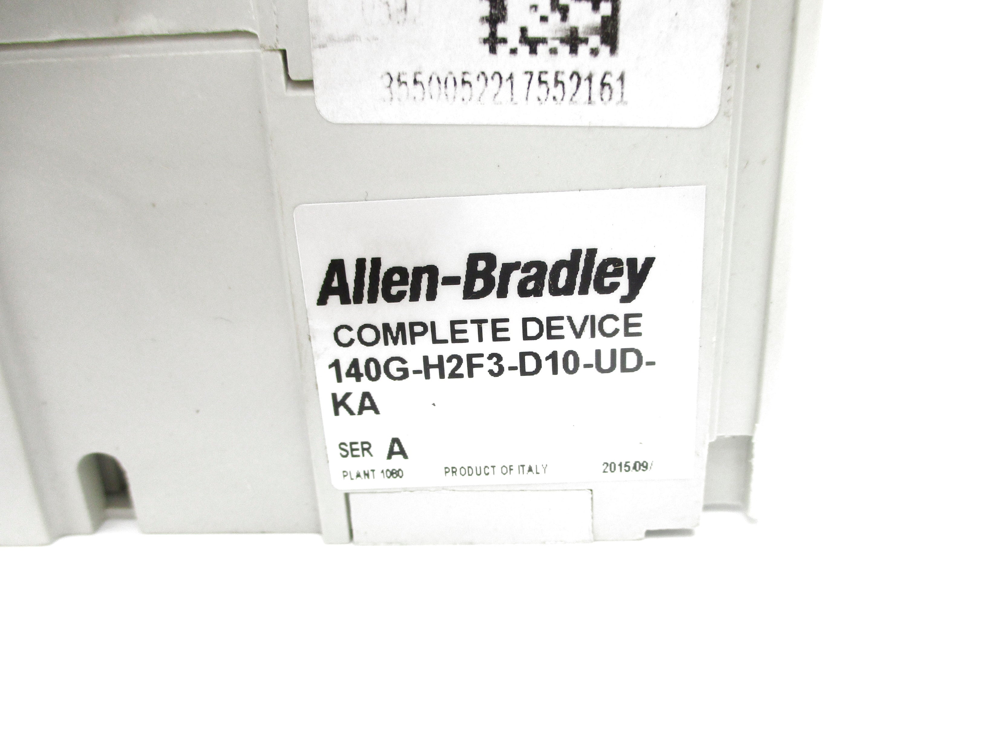 ALLEN BRADLEY 140G-H2F3-D10-UD-KA SER. A 100A NSNP