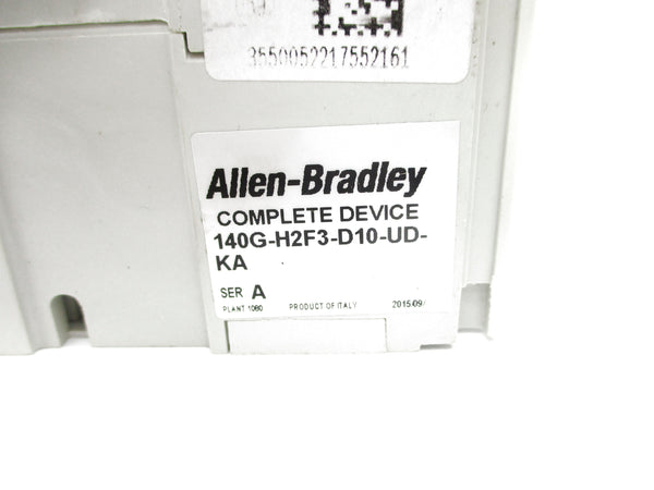 ALLEN BRADLEY 140G-H2F3-D10-UD-KA SER. A 100A NSNP