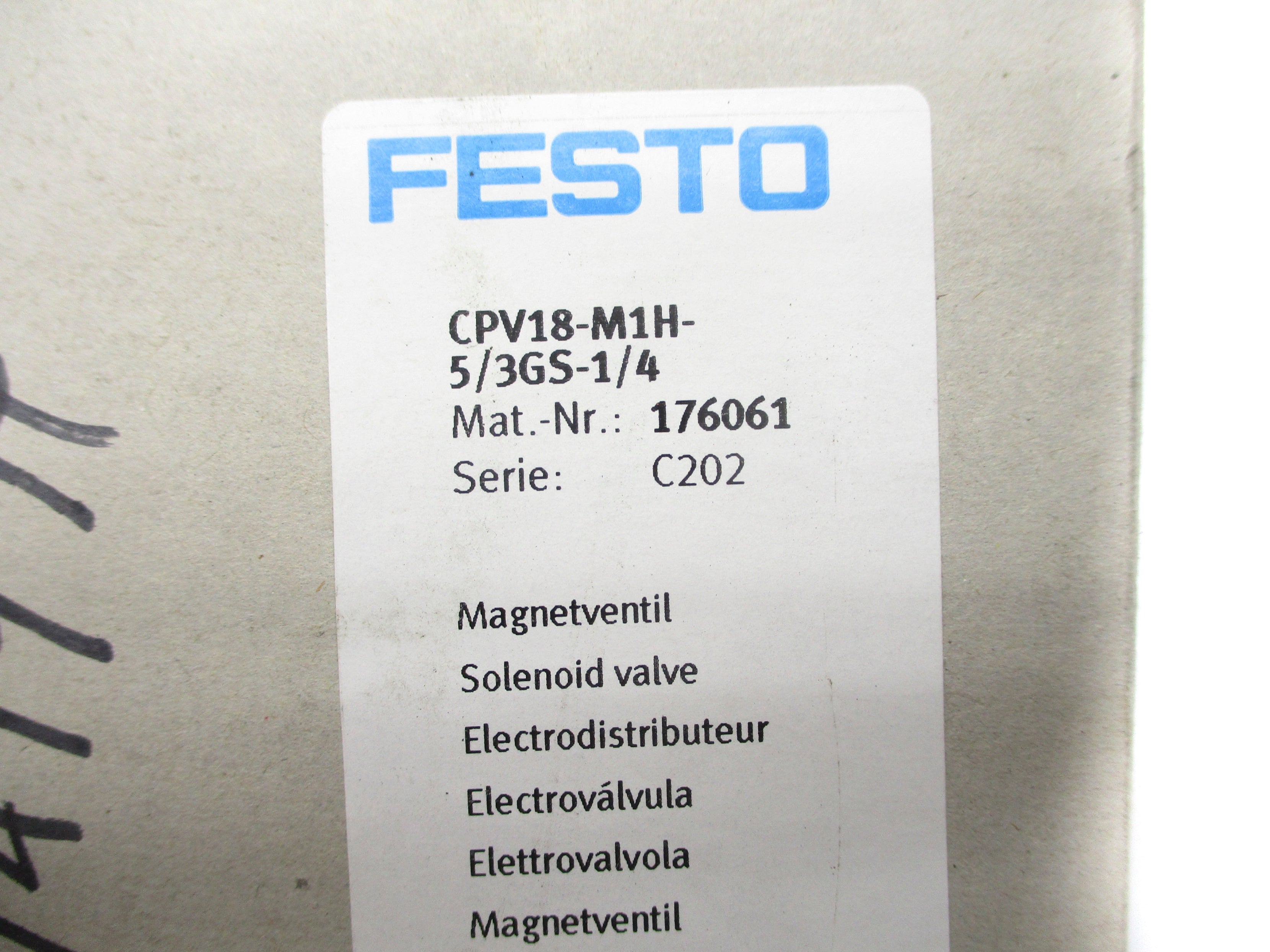 FESTO CPV18-M1H-5/3GS-1/4 NSMP