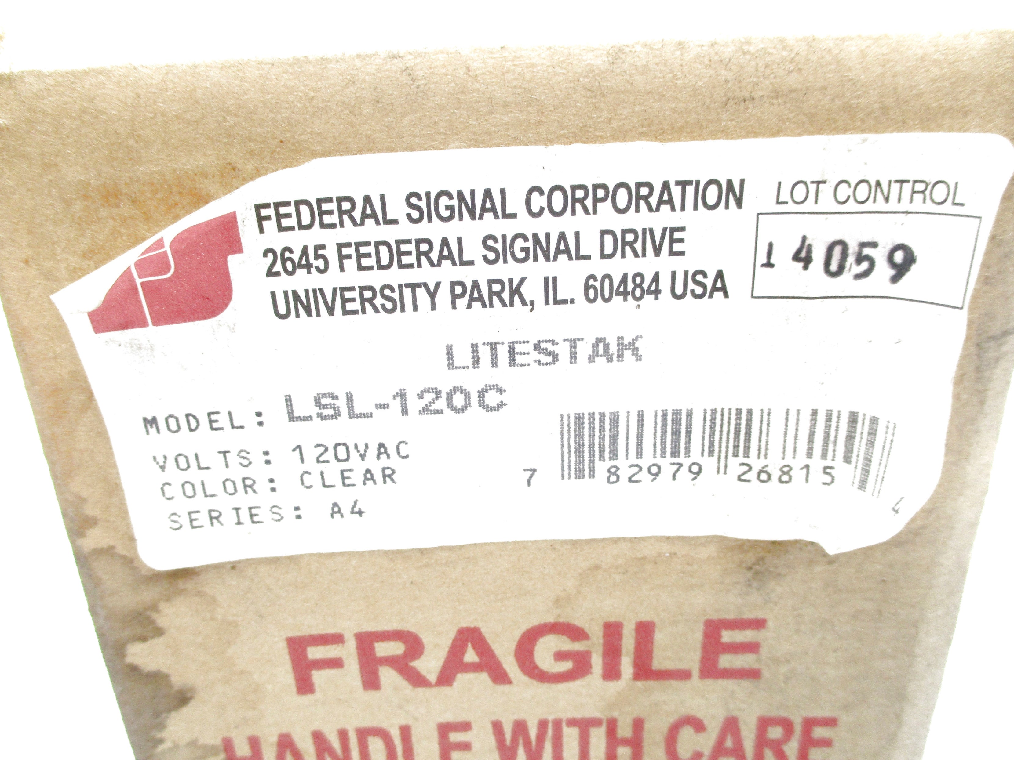 FEDERAL ELECTRIC LSL-120C (AS PICTURED) NSMP