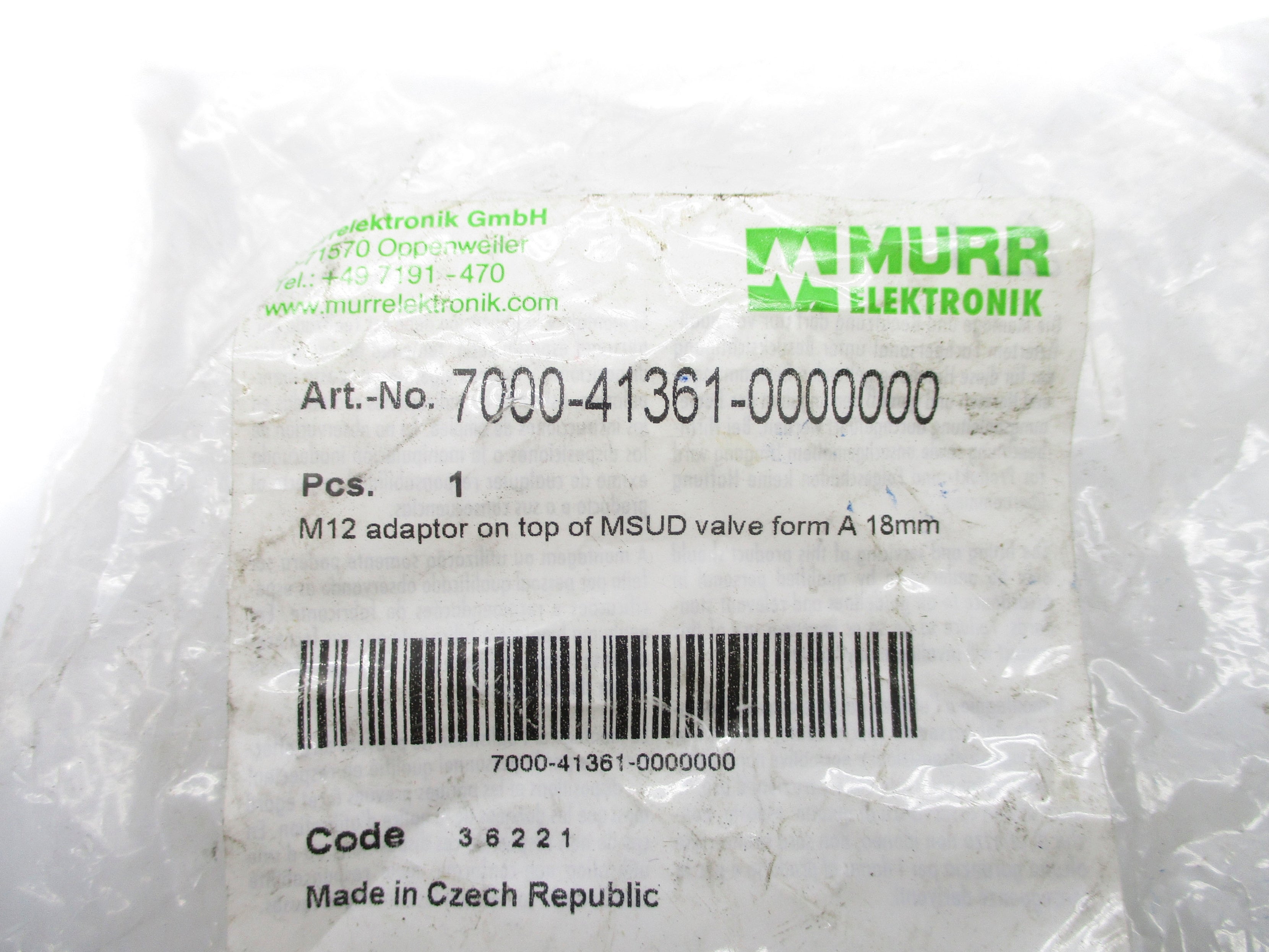 MURR ELEKTRONIK 7000-41361-0000000 NSMP