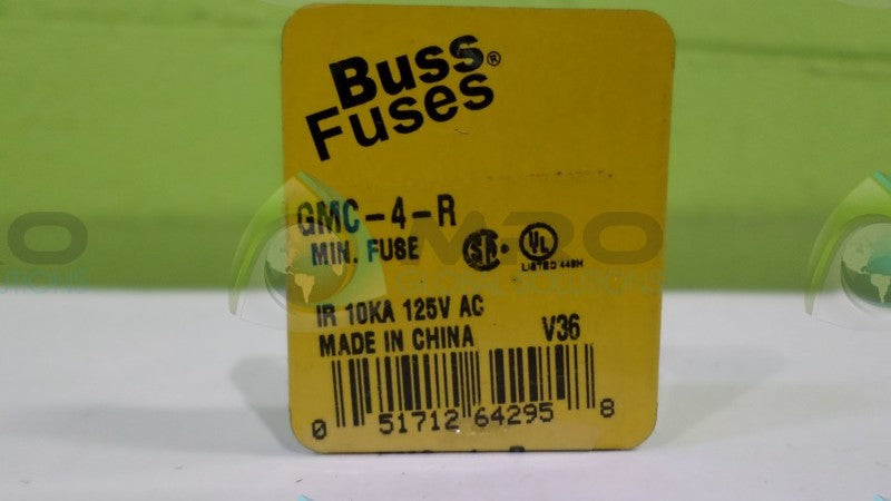 COOPER BUSSMANN GMC-4-R FUSE NSNP