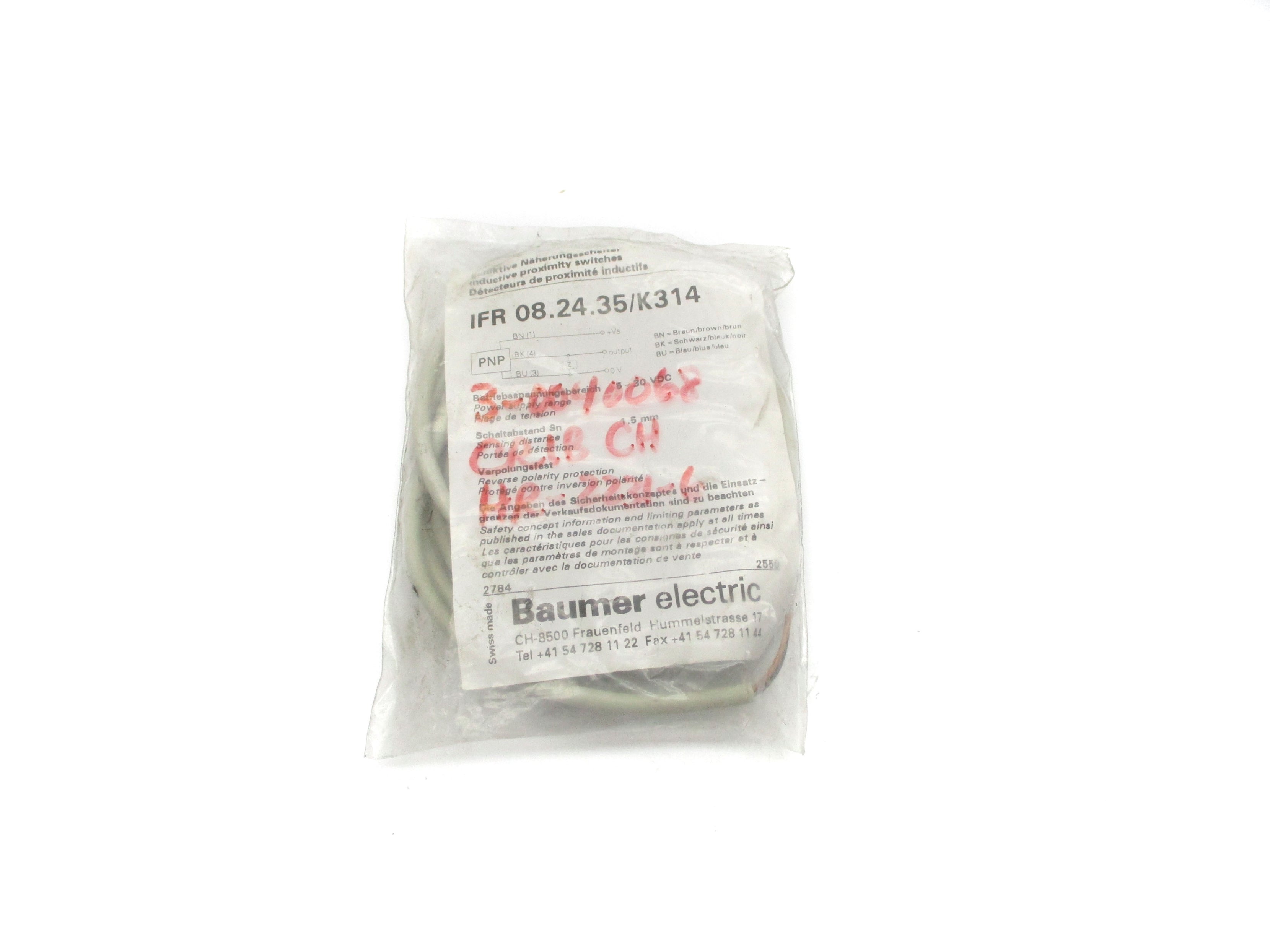 BAUMER ELECTRIC IFR08.24.35/K314 NSMP