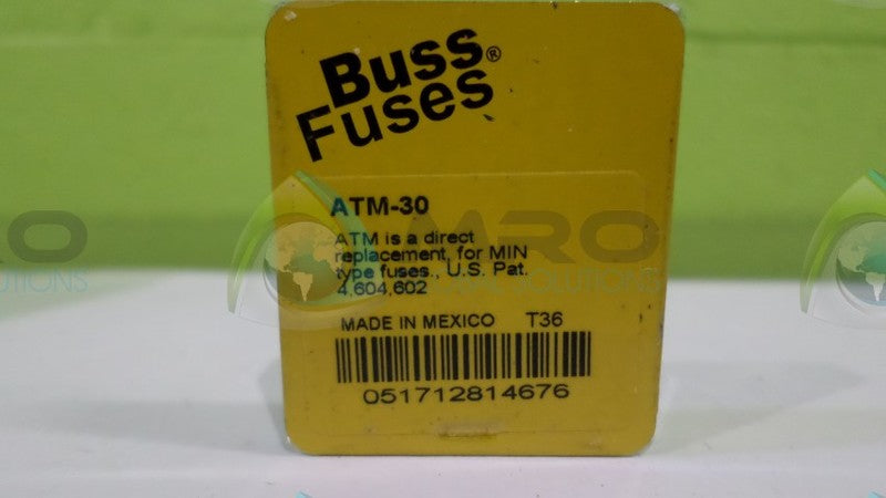 COOPER BUSSMANN ATM-30 FUSE NSNP