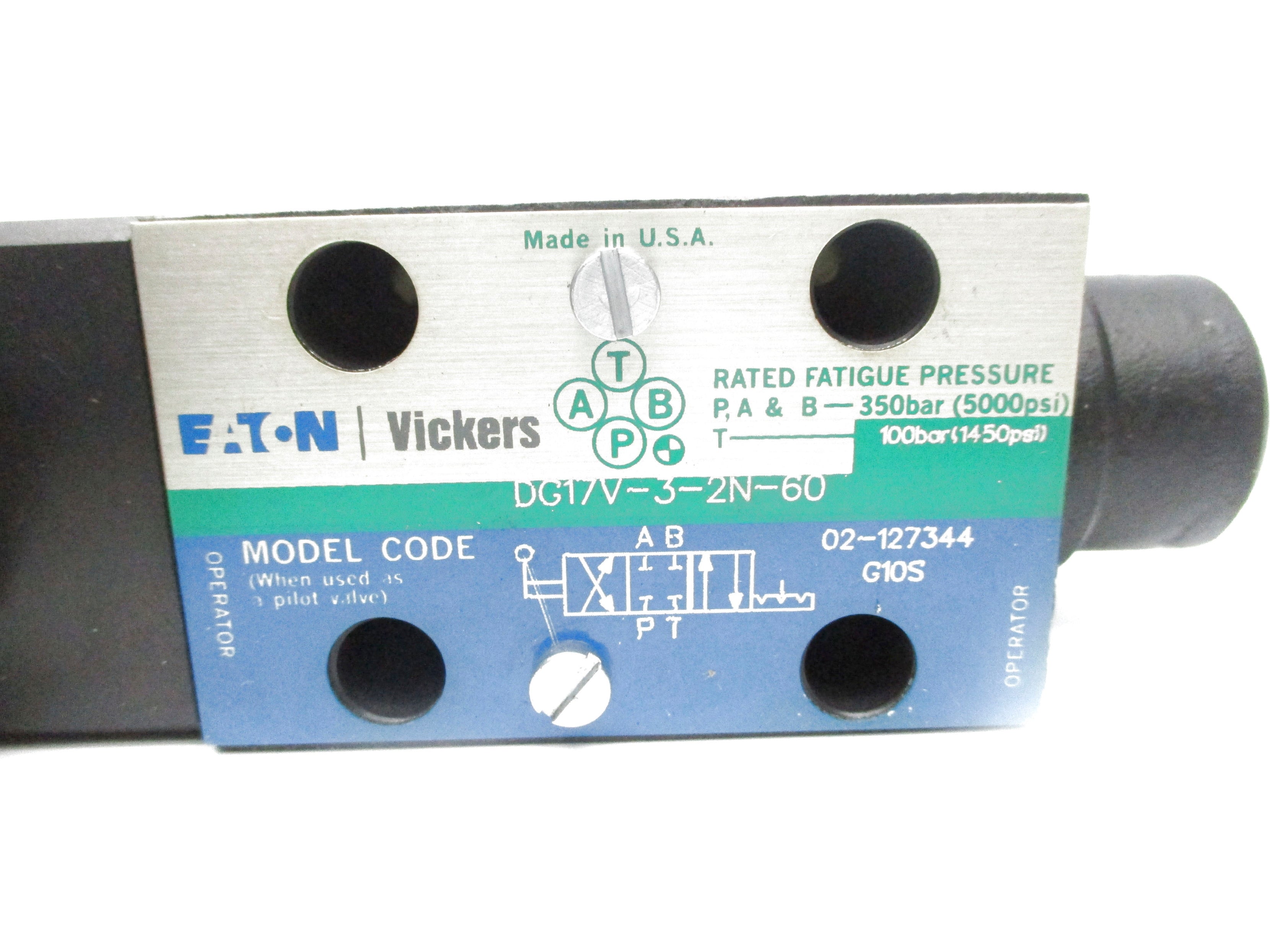VICKERS DG17V32N60 02-127344 5000PSI NSNP