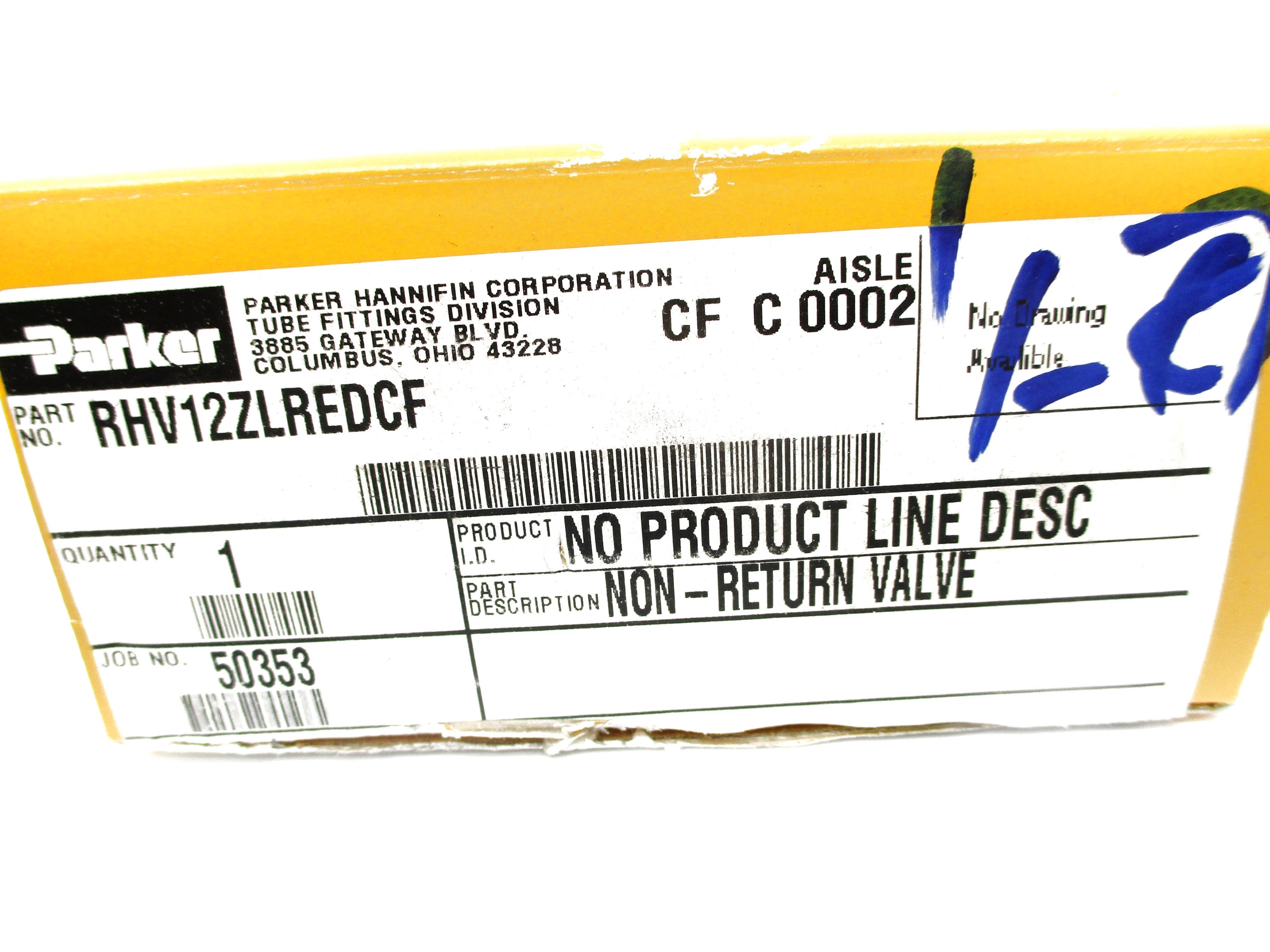 PARKER RHV12ZLREDCF NSMP