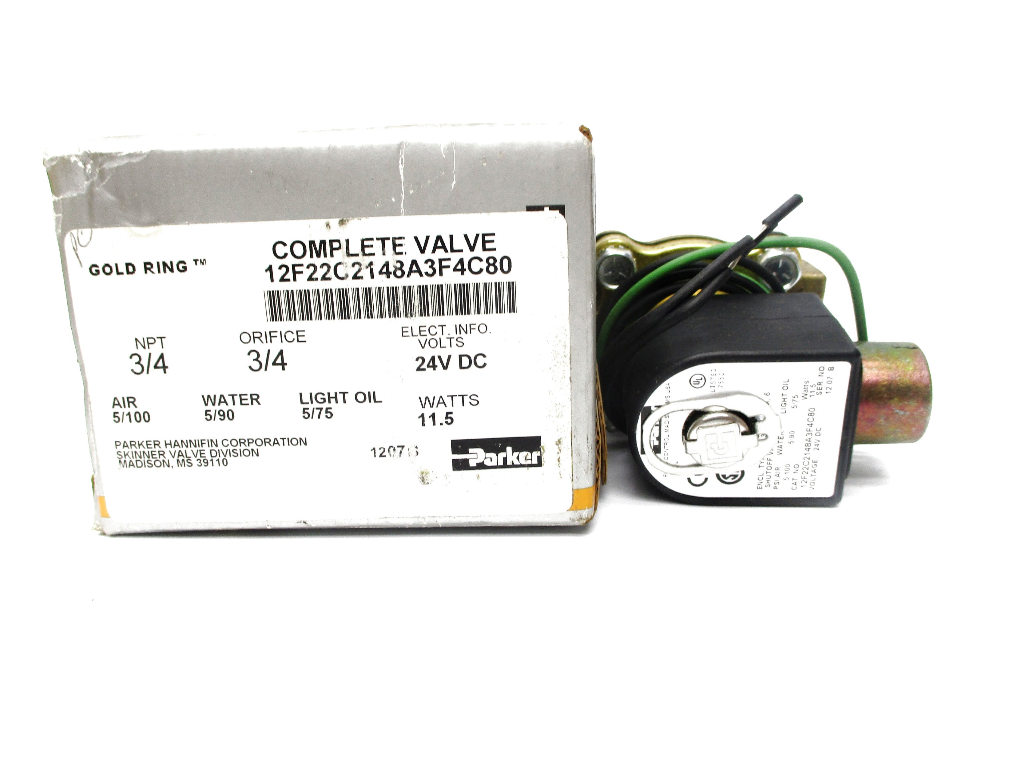 PARKER 12F22C2148A3F4C80 24VDC NSMP