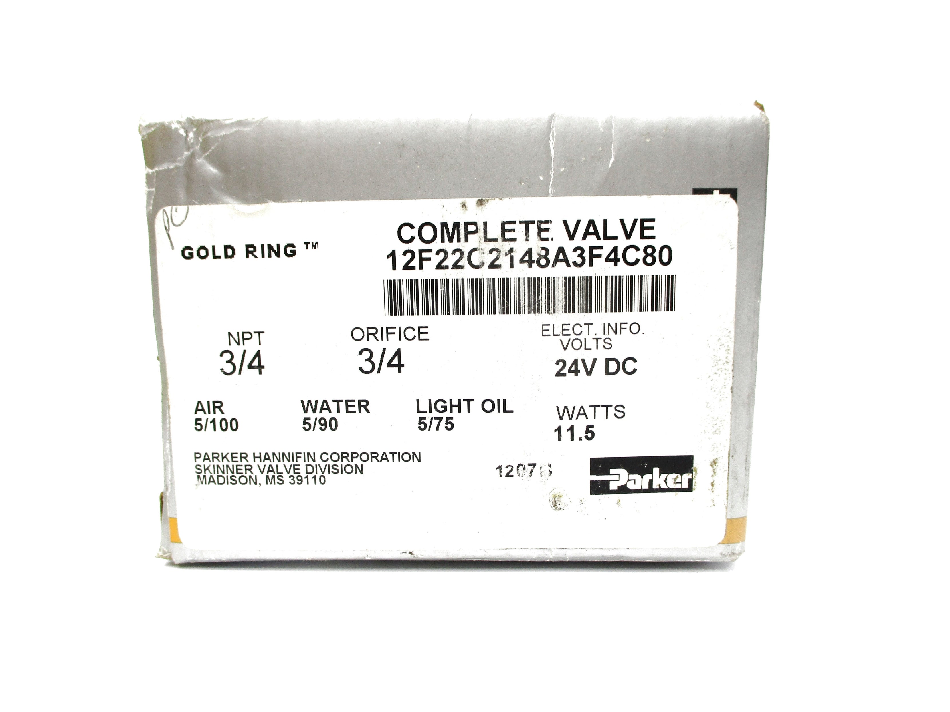 PARKER 12F22C2148A3F4C80 24VDC NSMP