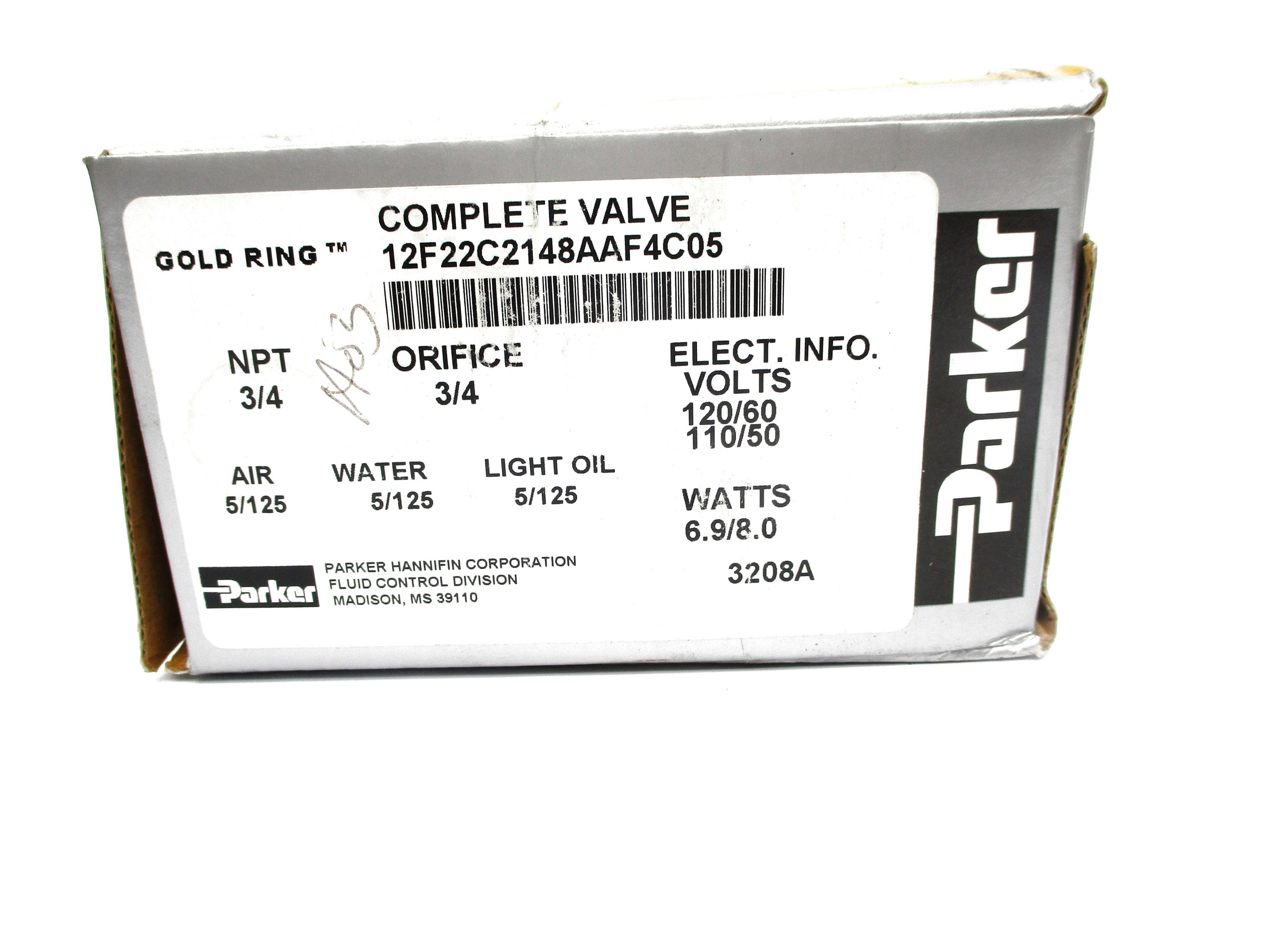 PARKER 12F22C2148AAF4C05 110/120V 5/125PSI NSMP