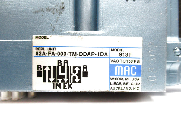 MAC 82A-FA-000-TM-DDAP-1DA 150PSI 110/120V UNMP