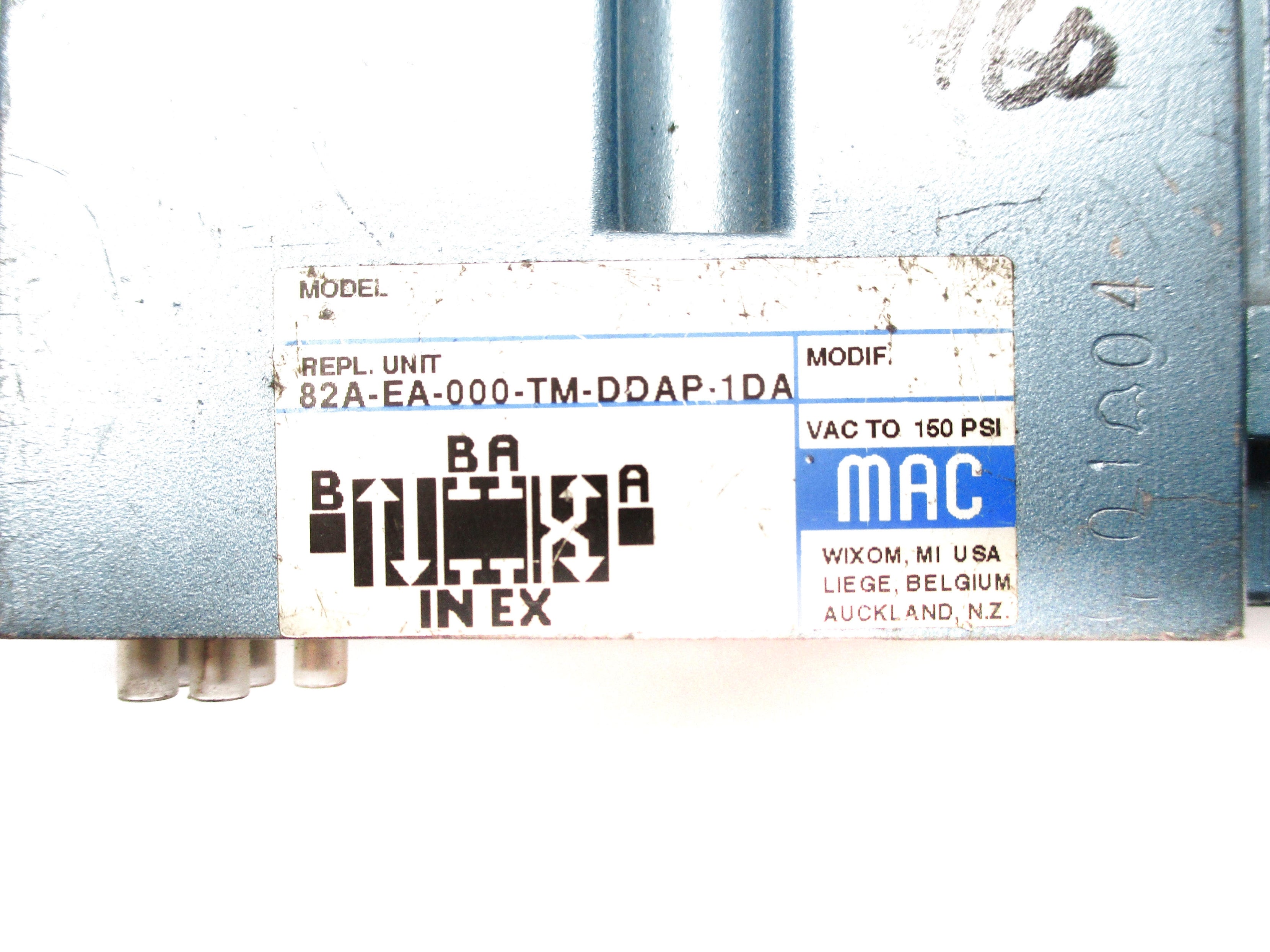 MAC 82A-EA-000-TM-DDAP-1DA 150PSI 24VDC UNMP