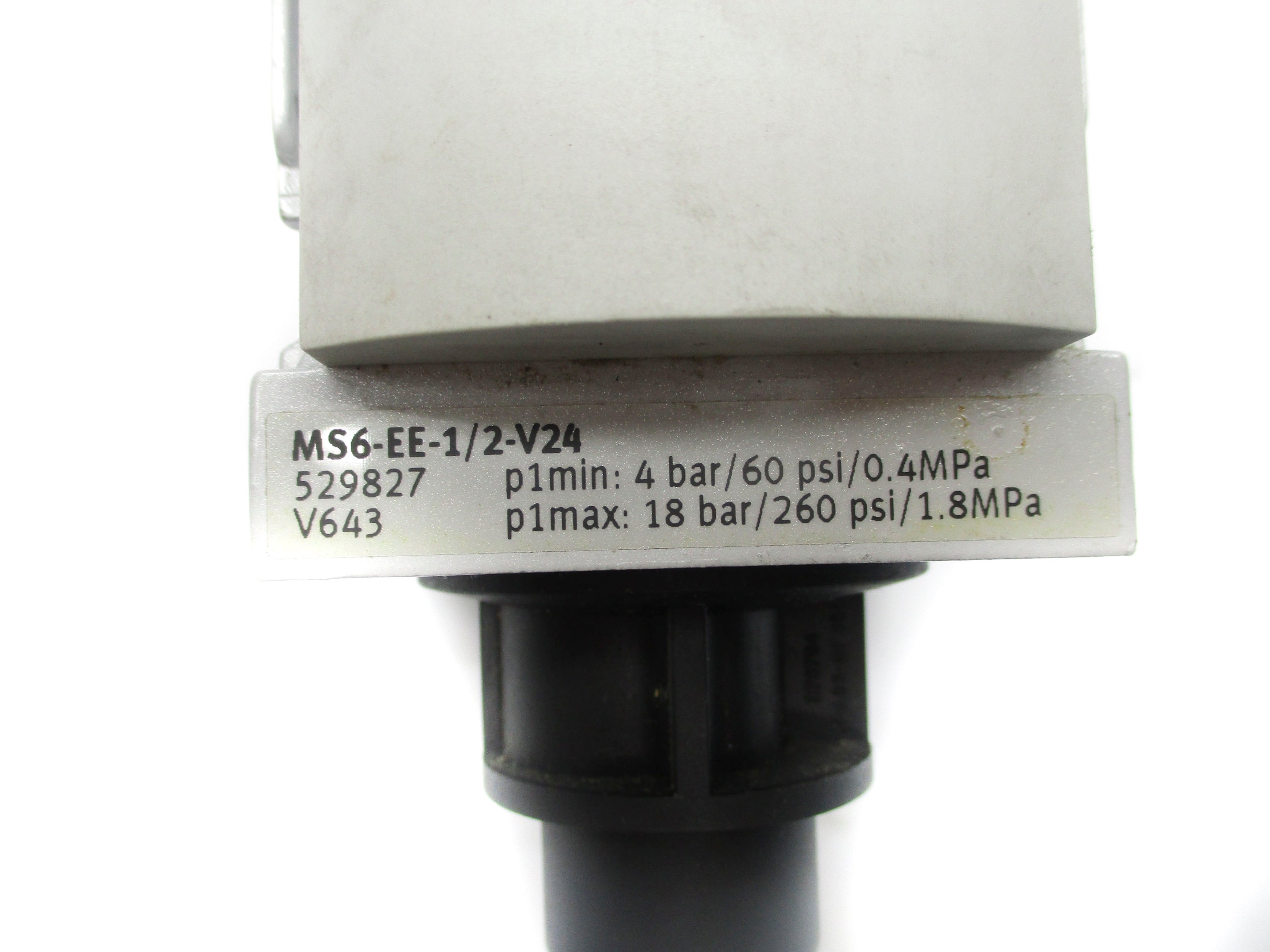 FESTO MS6-EE-1/2-V24 60-260PSI UNMP