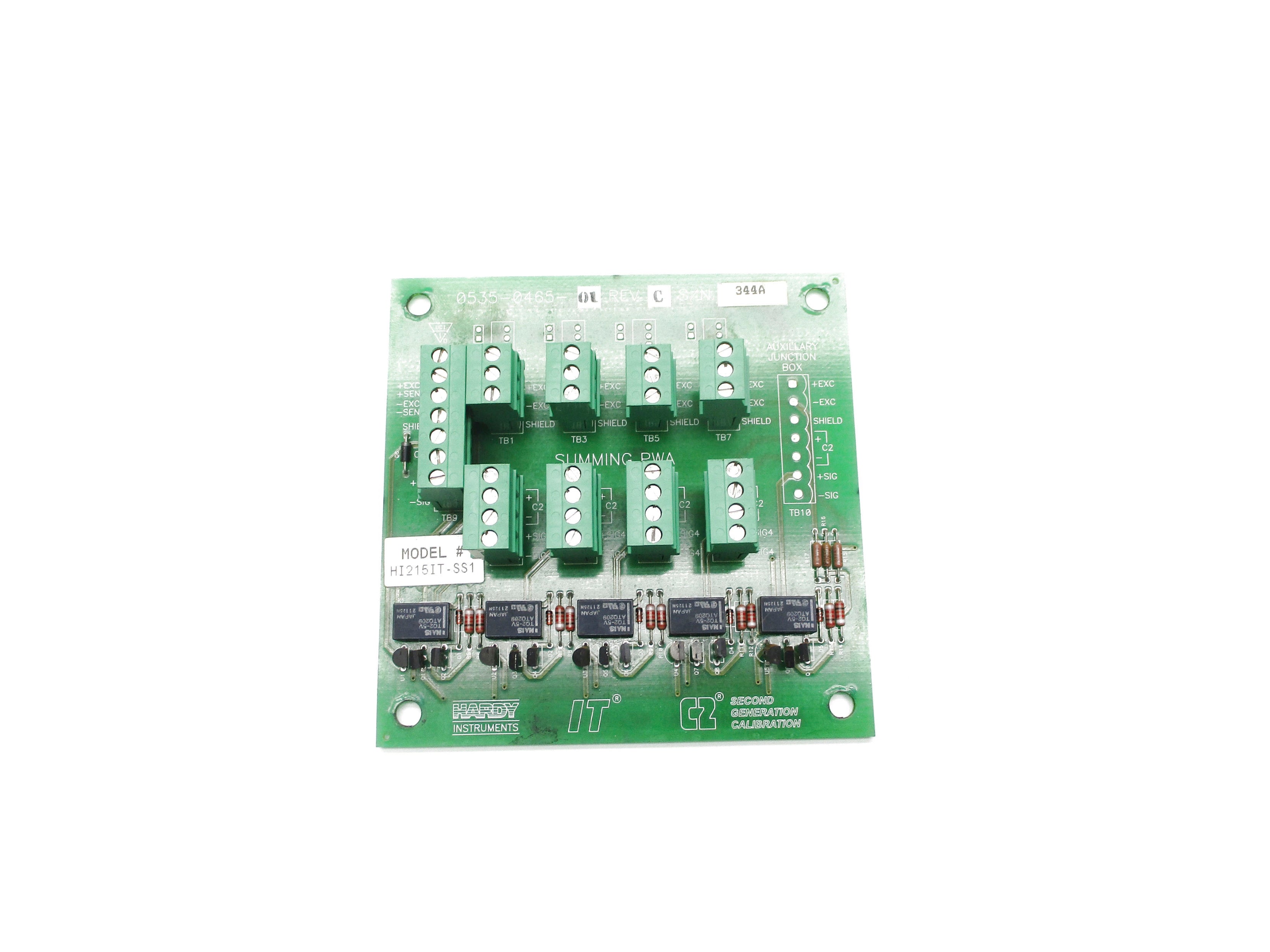HARDY INSTRUMENTS 0535-0465-01 REV. C UNMP