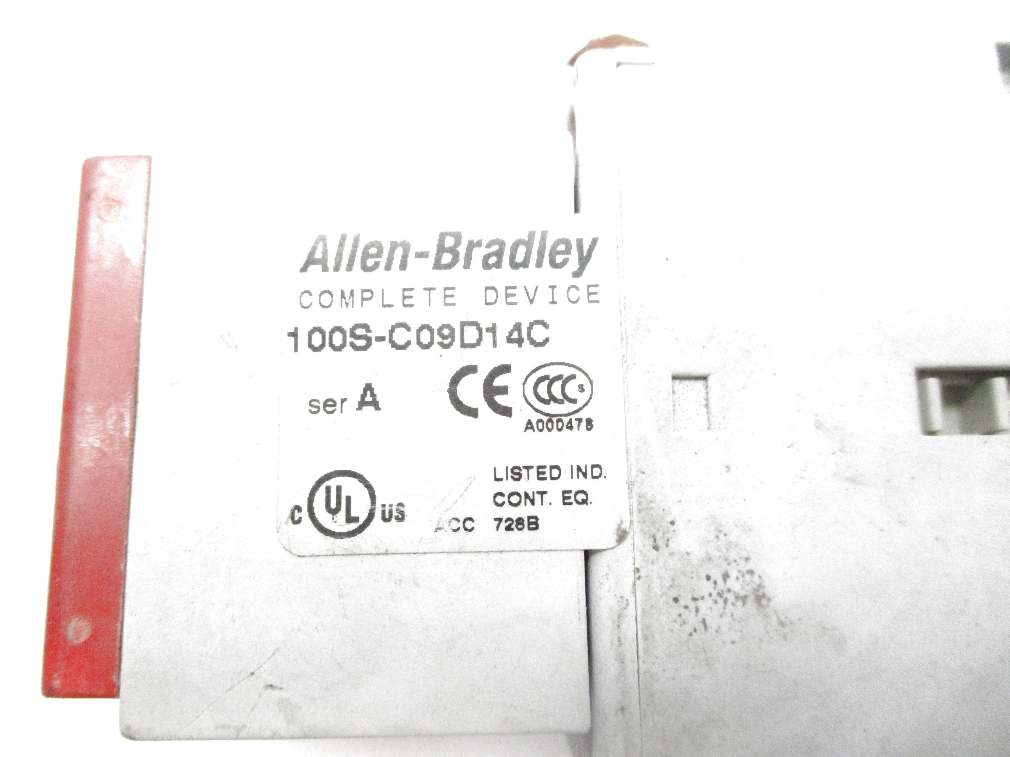 ALLEN BRADLEY 100S-C09D14C SER. A 110/120V UNMP