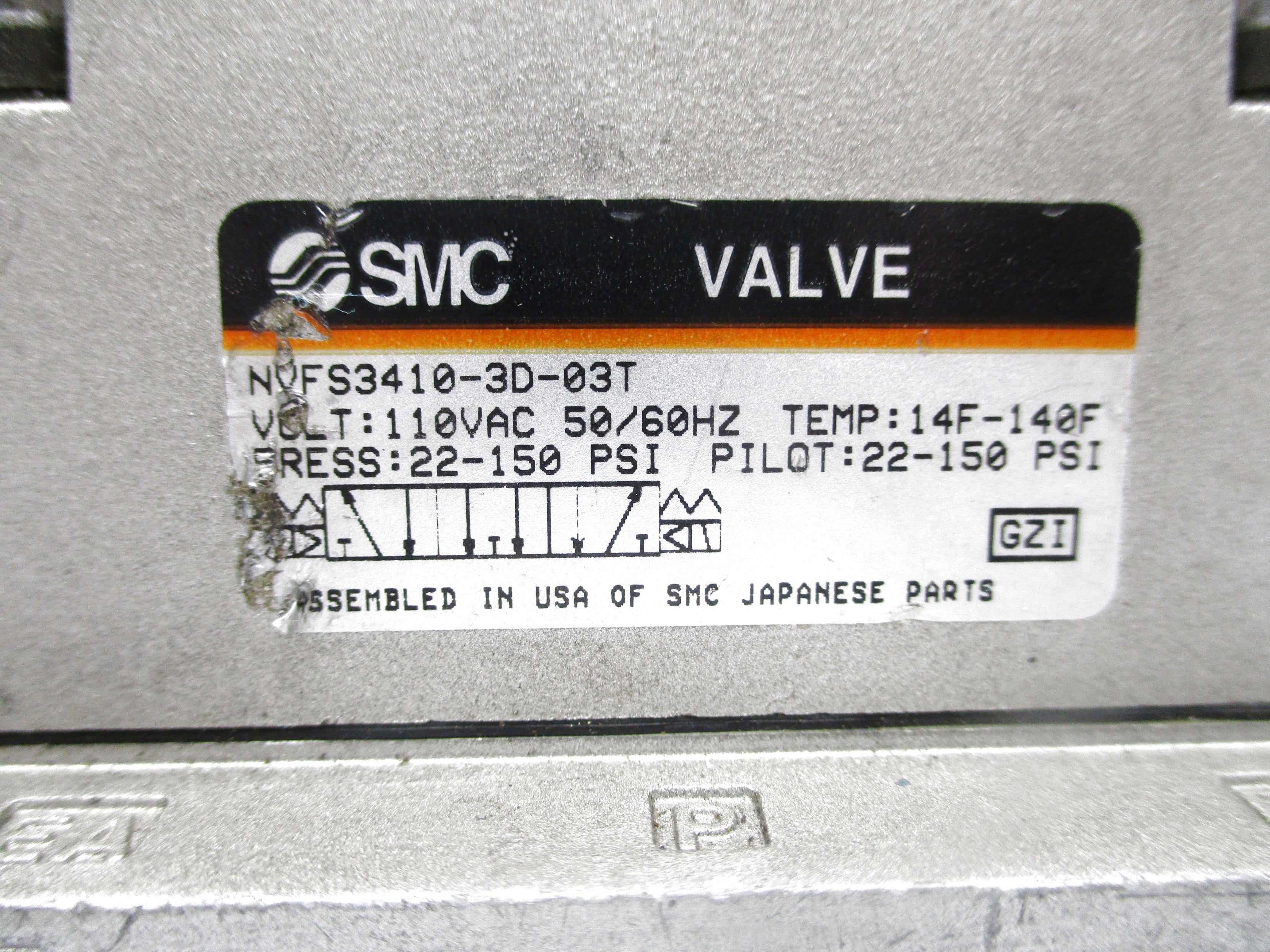SMC NVFS3410-3D-03T 22-150PSI UNMP