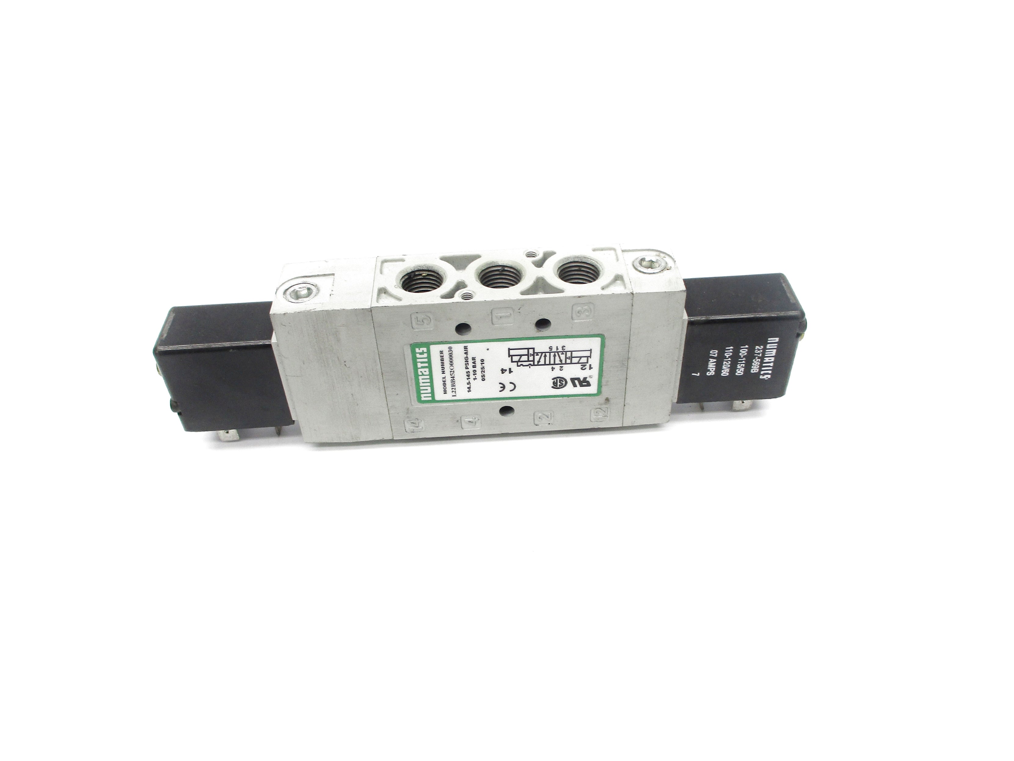 NUMATICS L22BB452O000030 100-115V/110-120V .07A 14.5-145PSI UNMP