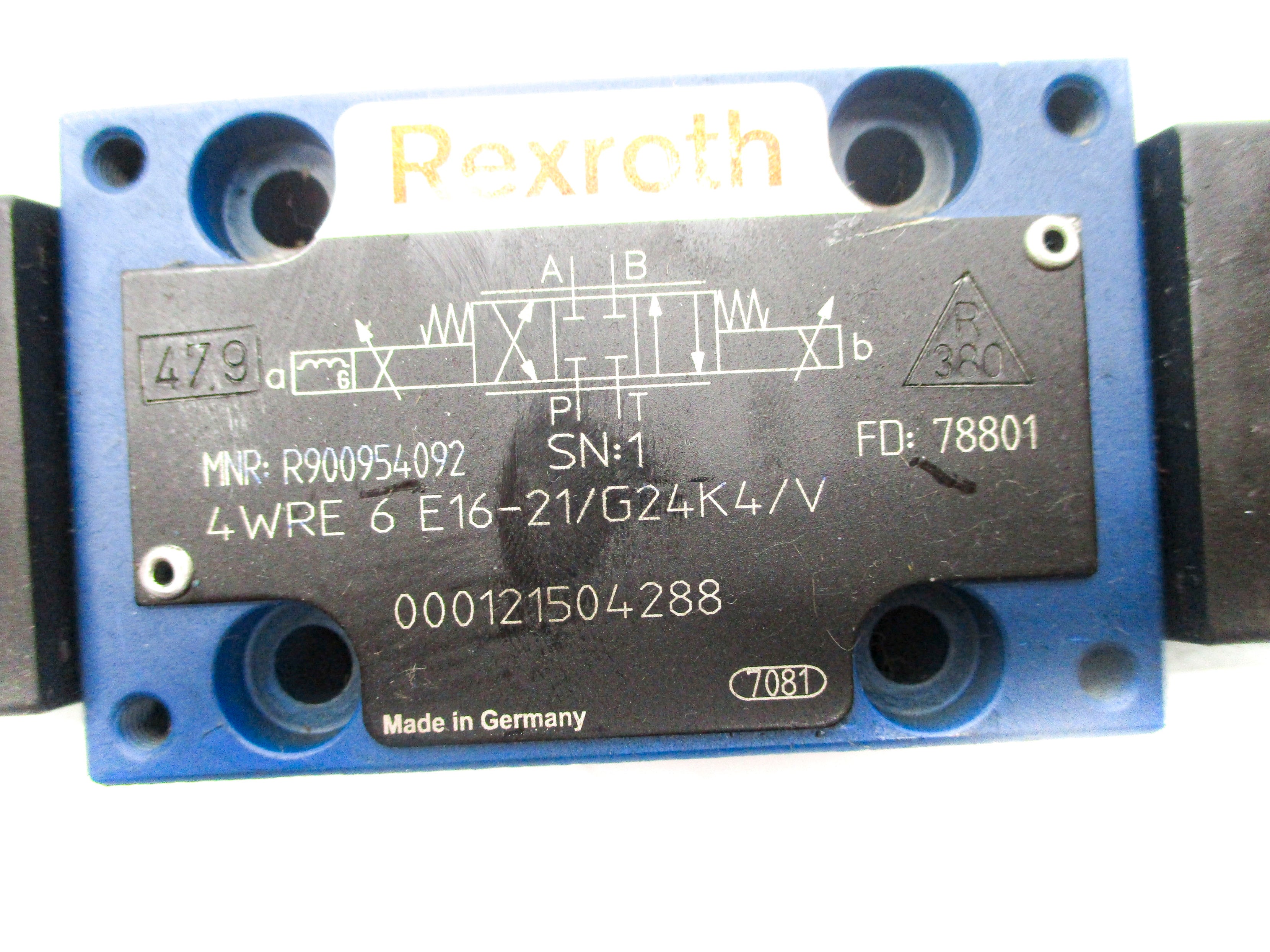 REXROTH R900954092 4WRE6E16-21/G24K4/V UNMP